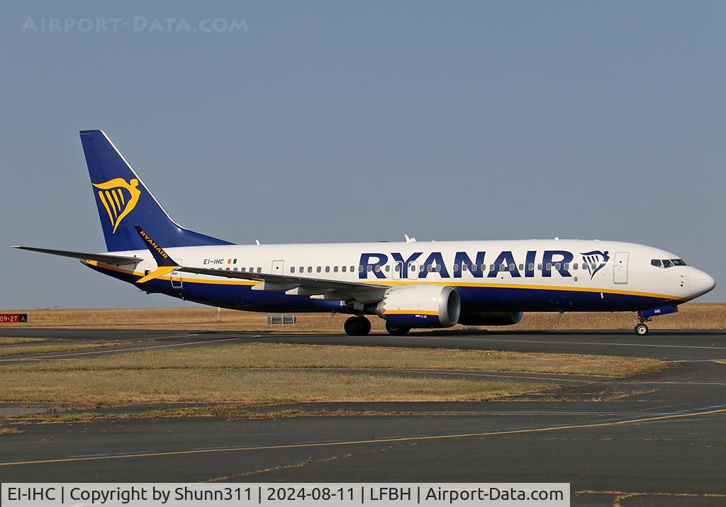 EI-IHC, 2023 Boeing 737-8 MAX 200 C/N 62355, Arriving from flight...