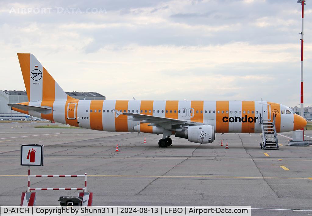 D-ATCH, 2001 Airbus A320-212 C/N 1437, Parked at the General Aviation area...