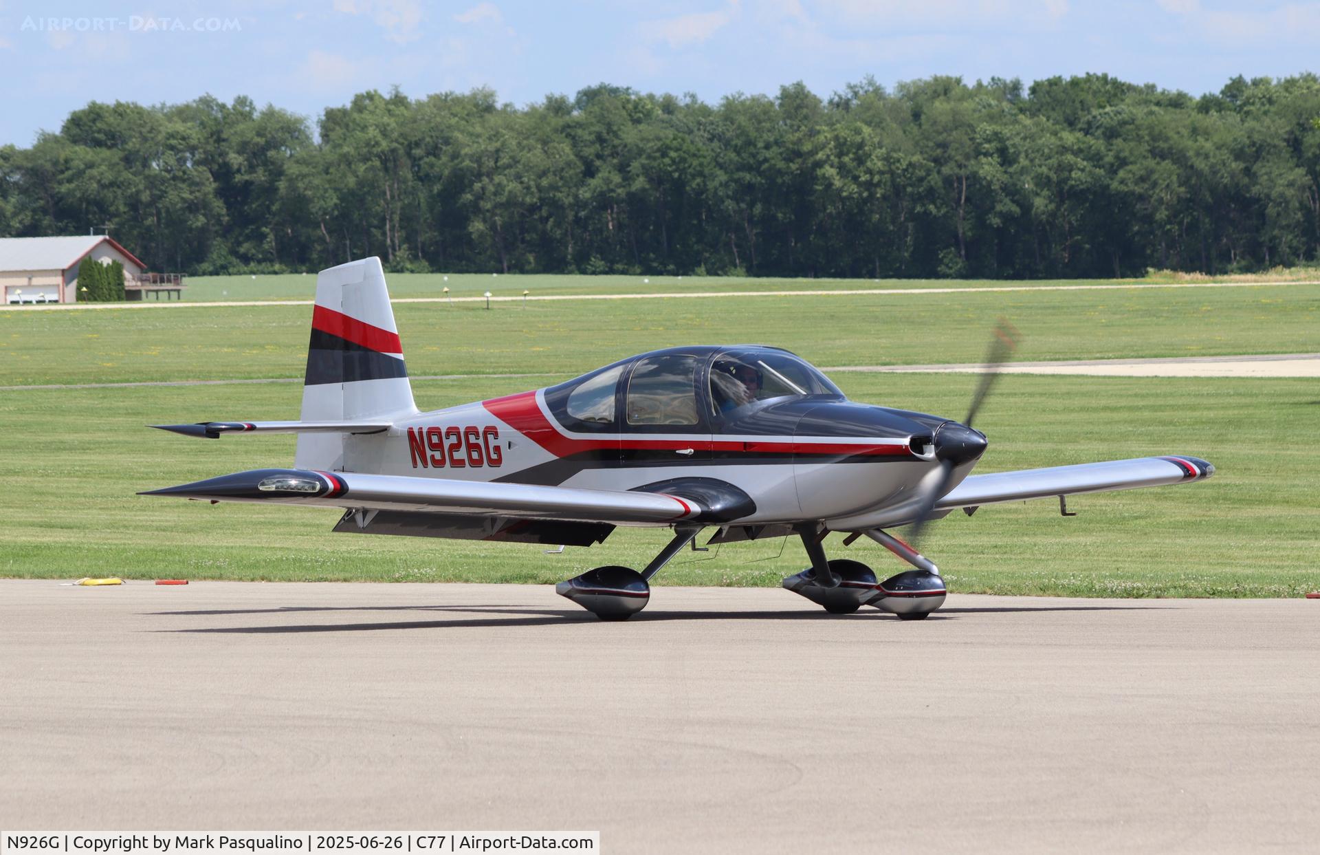 N926G, 2017 Vans RV-10 C/N 41141, Vans RV-10