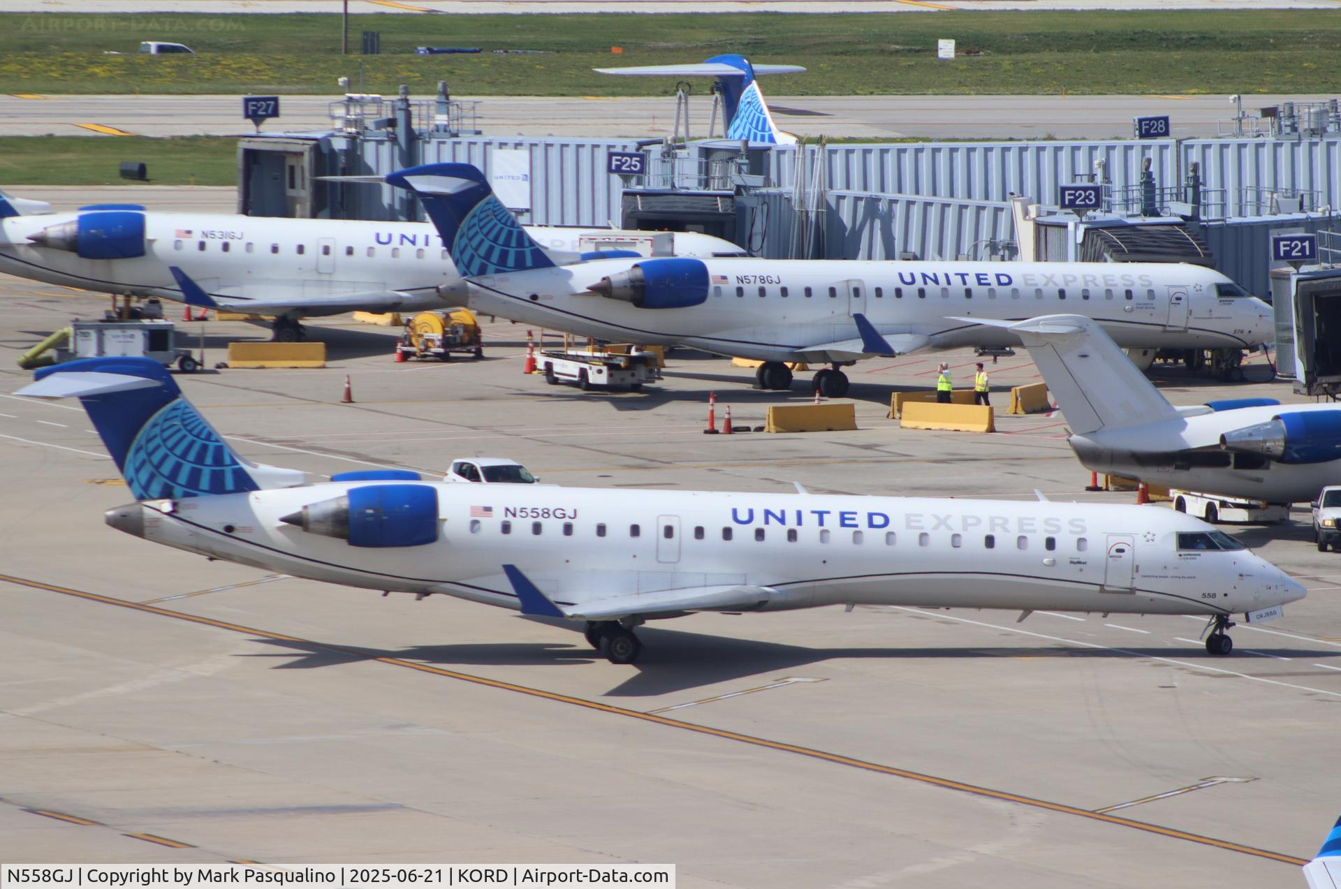 N558GJ, 2003 Bombardier CRJ-700 (CL-600-2C10) Regional Jet C/N 10101, CL-600-2C10