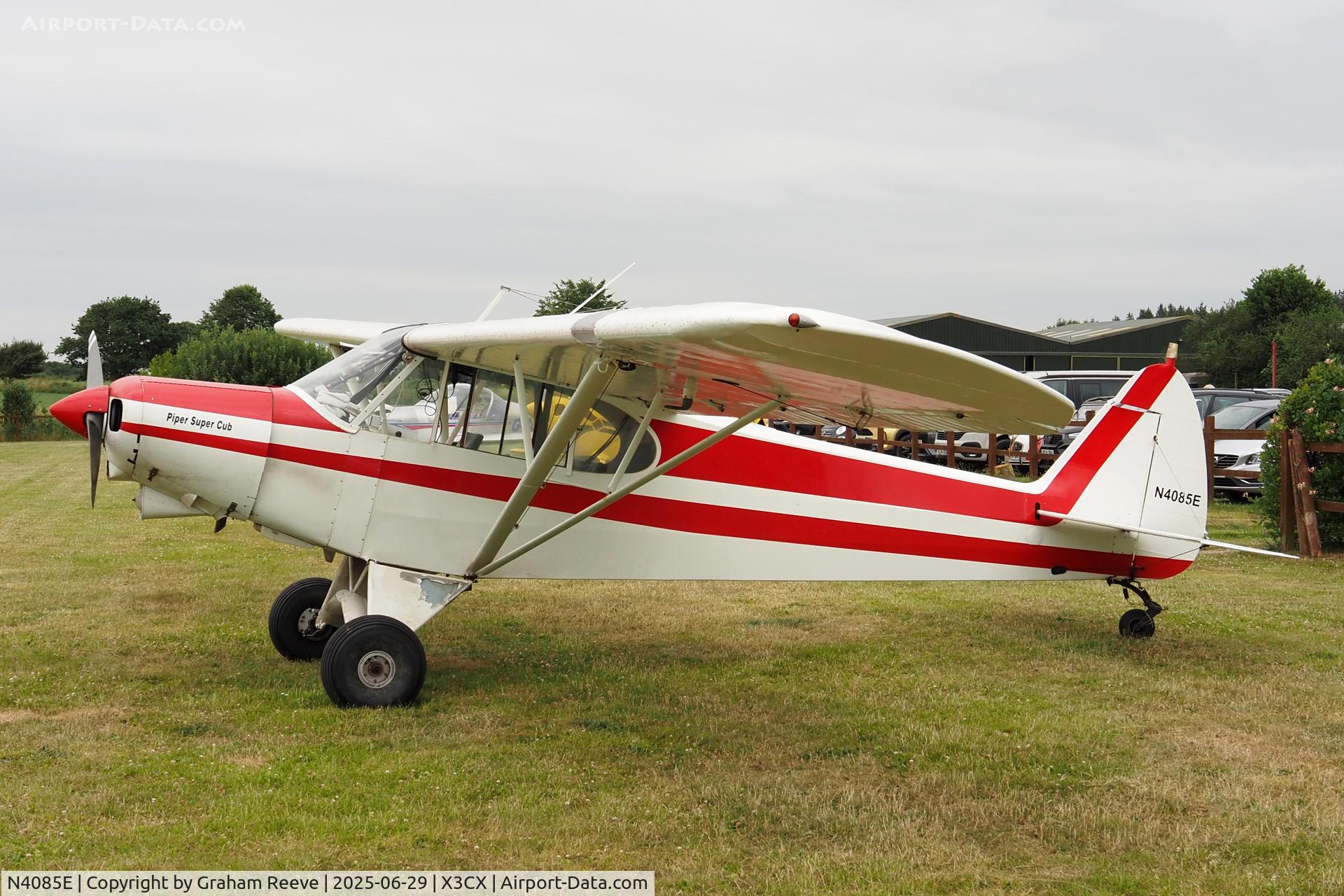 N4085E, 1978 Piper PA-18-150 Super Cub C/N 18-7809059, Parked at Northrepps.