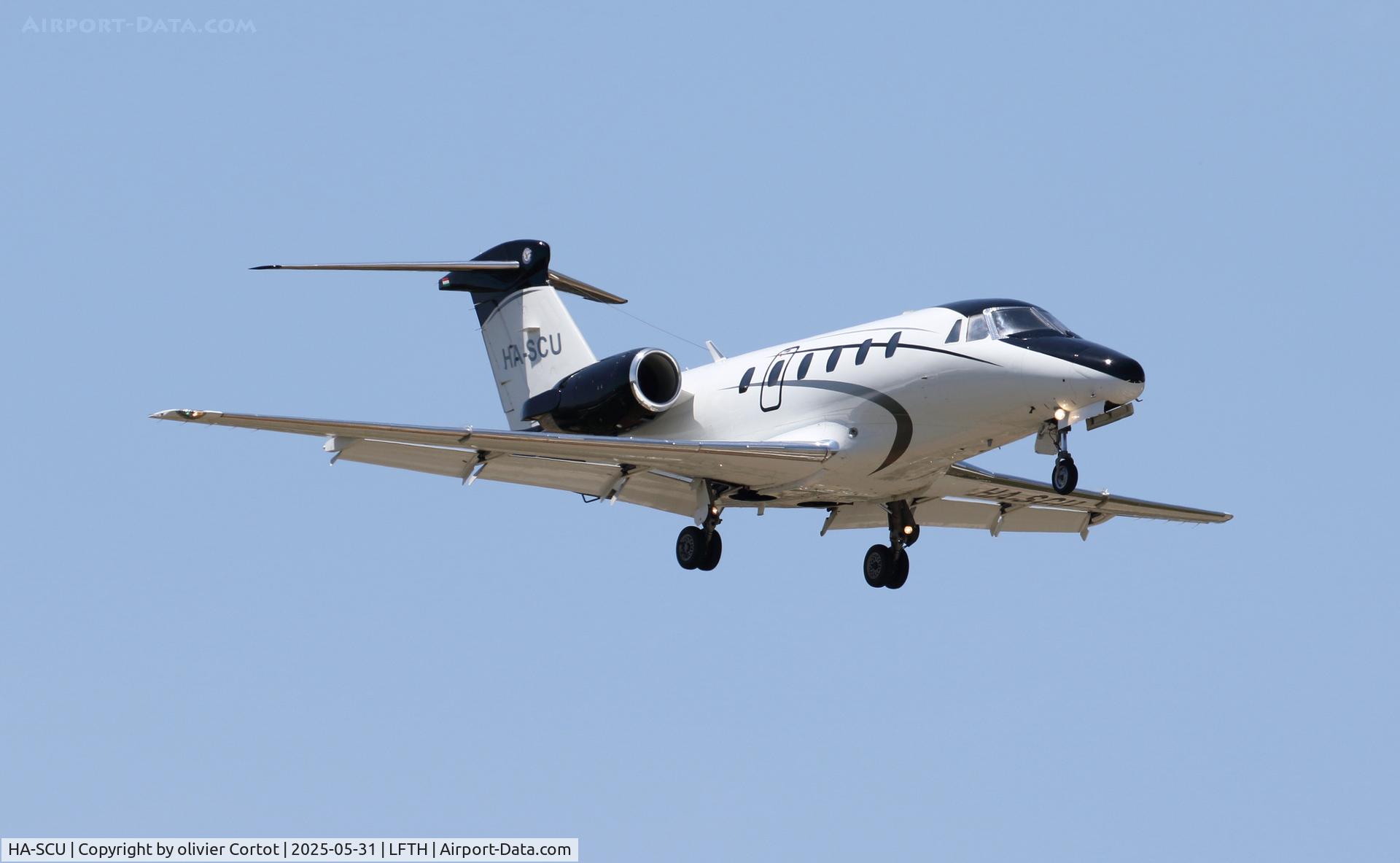 HA-SCU, 1992 Cessna 650 Citation VI C/N 650-0217, landing