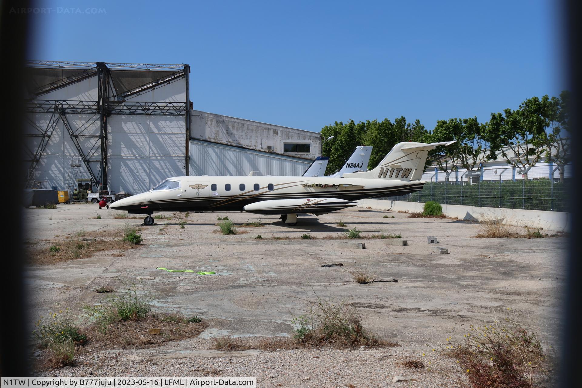 N1TW, 1982 Learjet 35A C/N 476, at Marseille