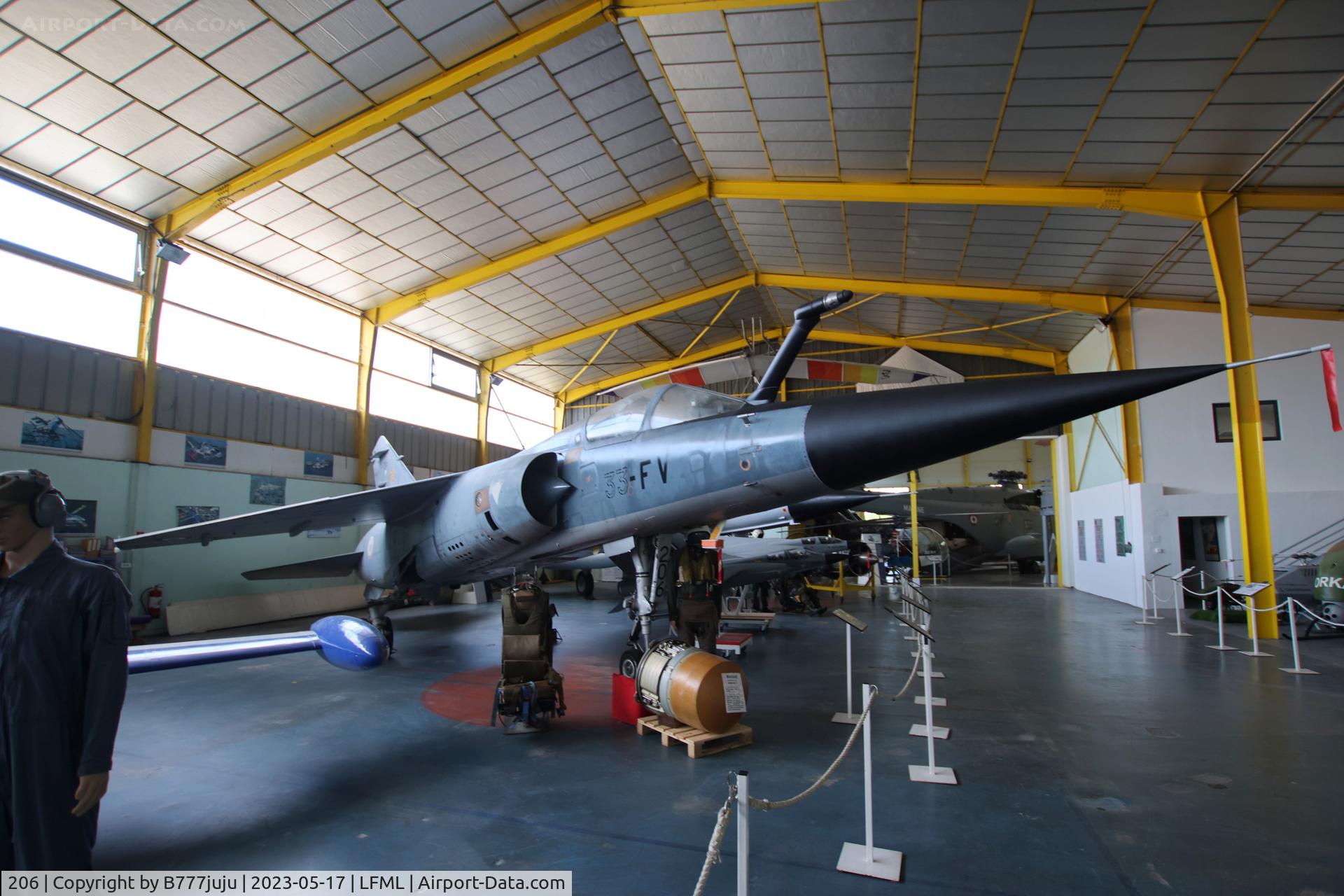 206, Dassault Mirage F.1C C/N 206, at Saint-Victoret museum