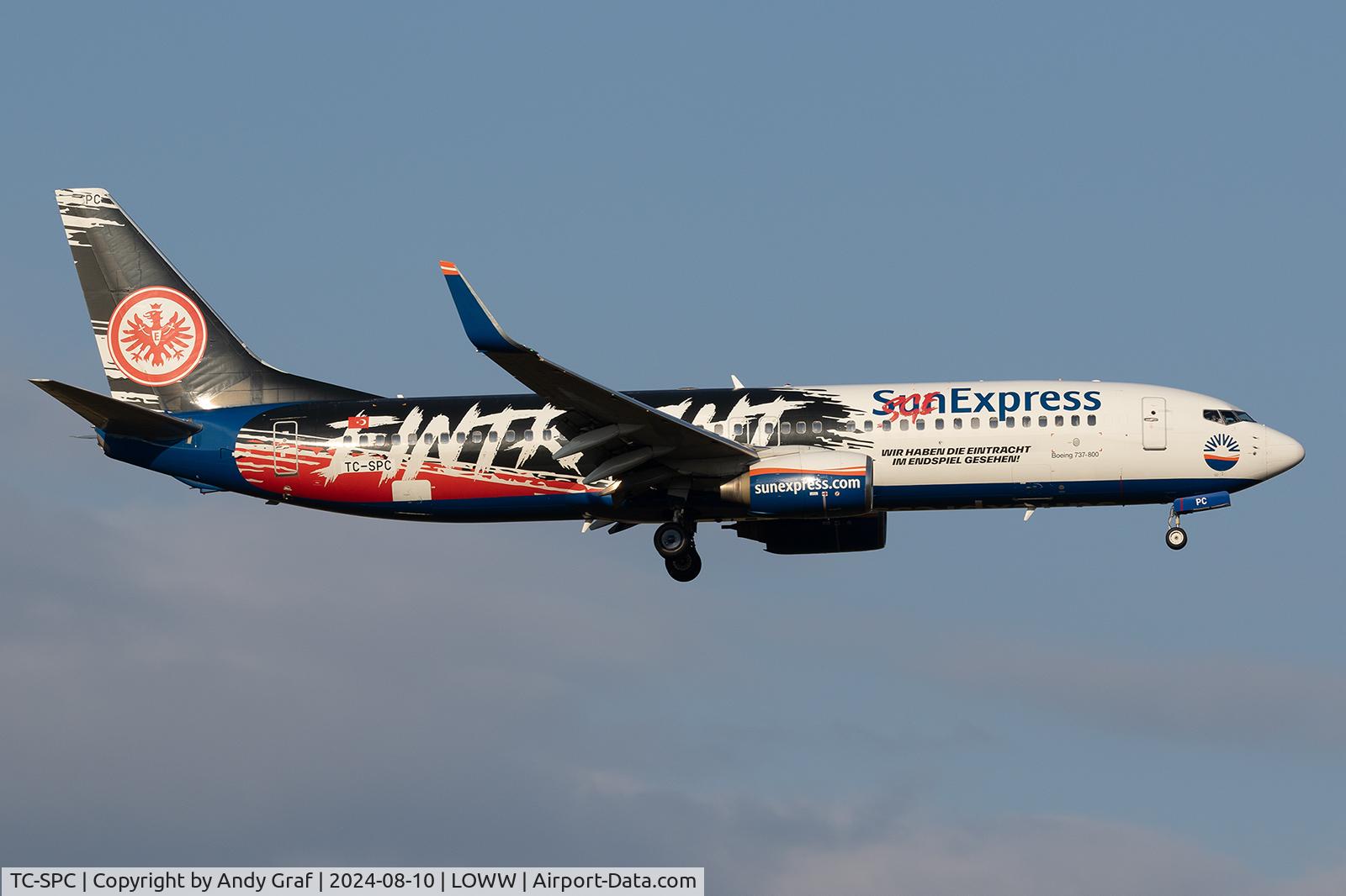 TC-SPC, 2011 Boeing 737-8AS C/N 34984, Sun Express 737-800