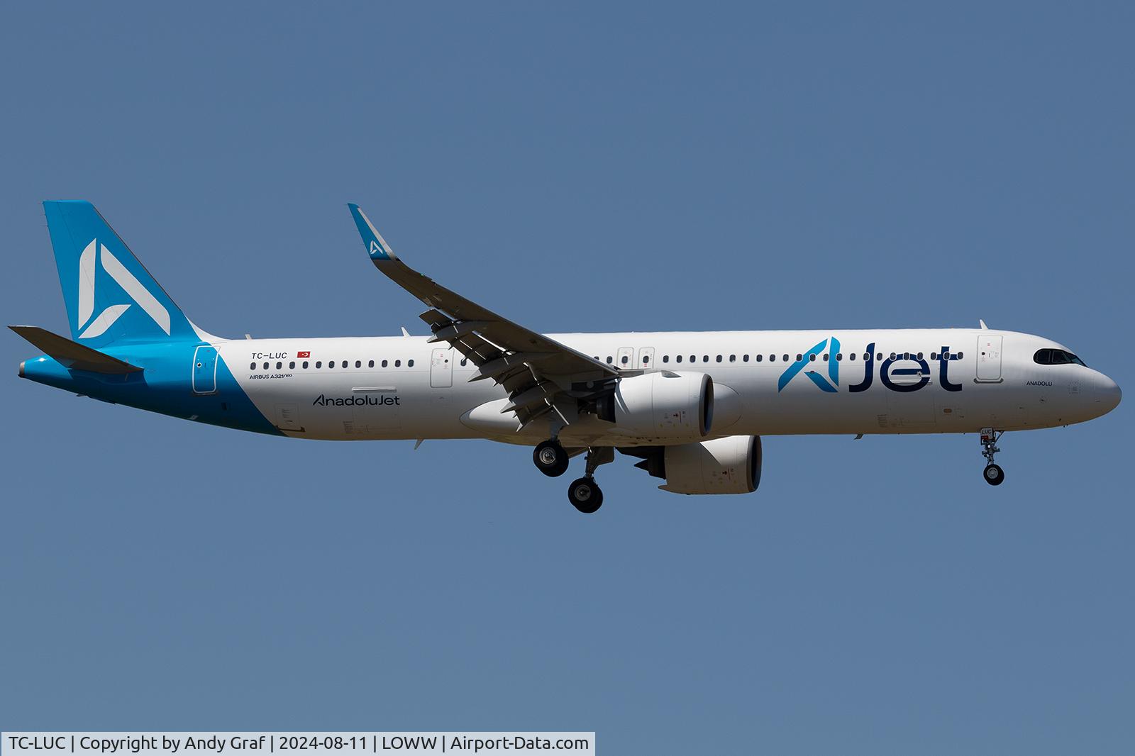 TC-LUC, 2022 Airbus A321-271NX C/N 10275, AJet A321N