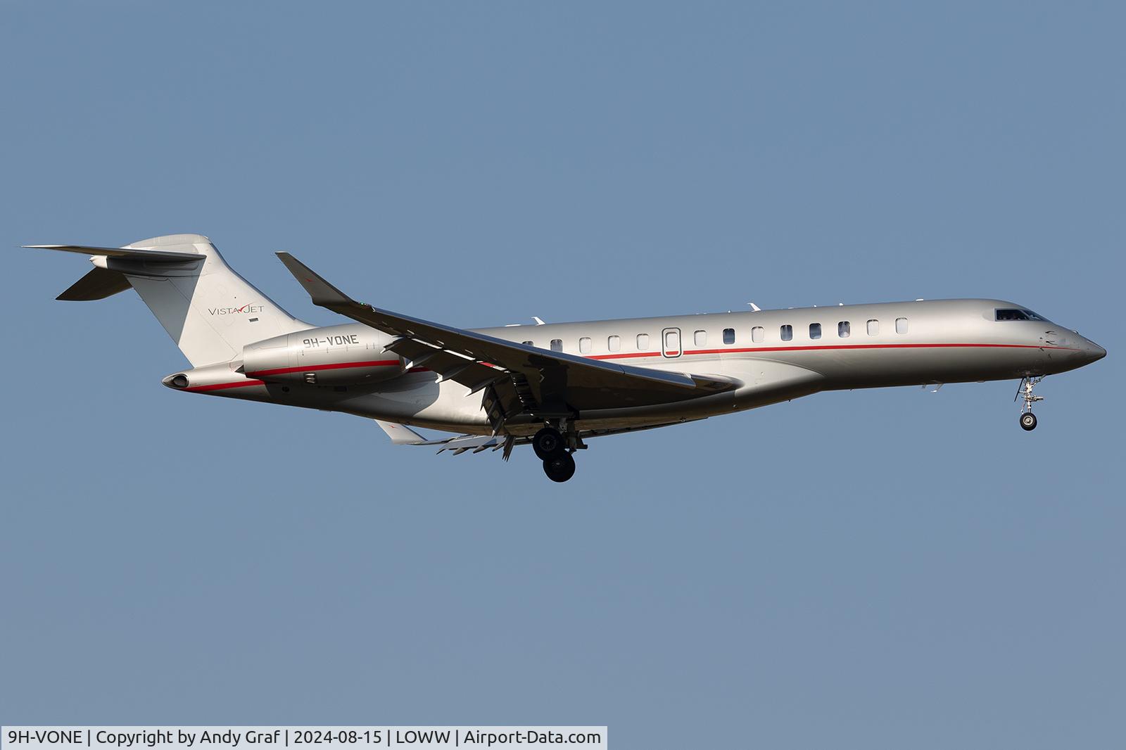 9H-VONE, 2022 Bombardier Global 7500 (BD-700-1A10) C/N 70126, Vistajet Malta BD700