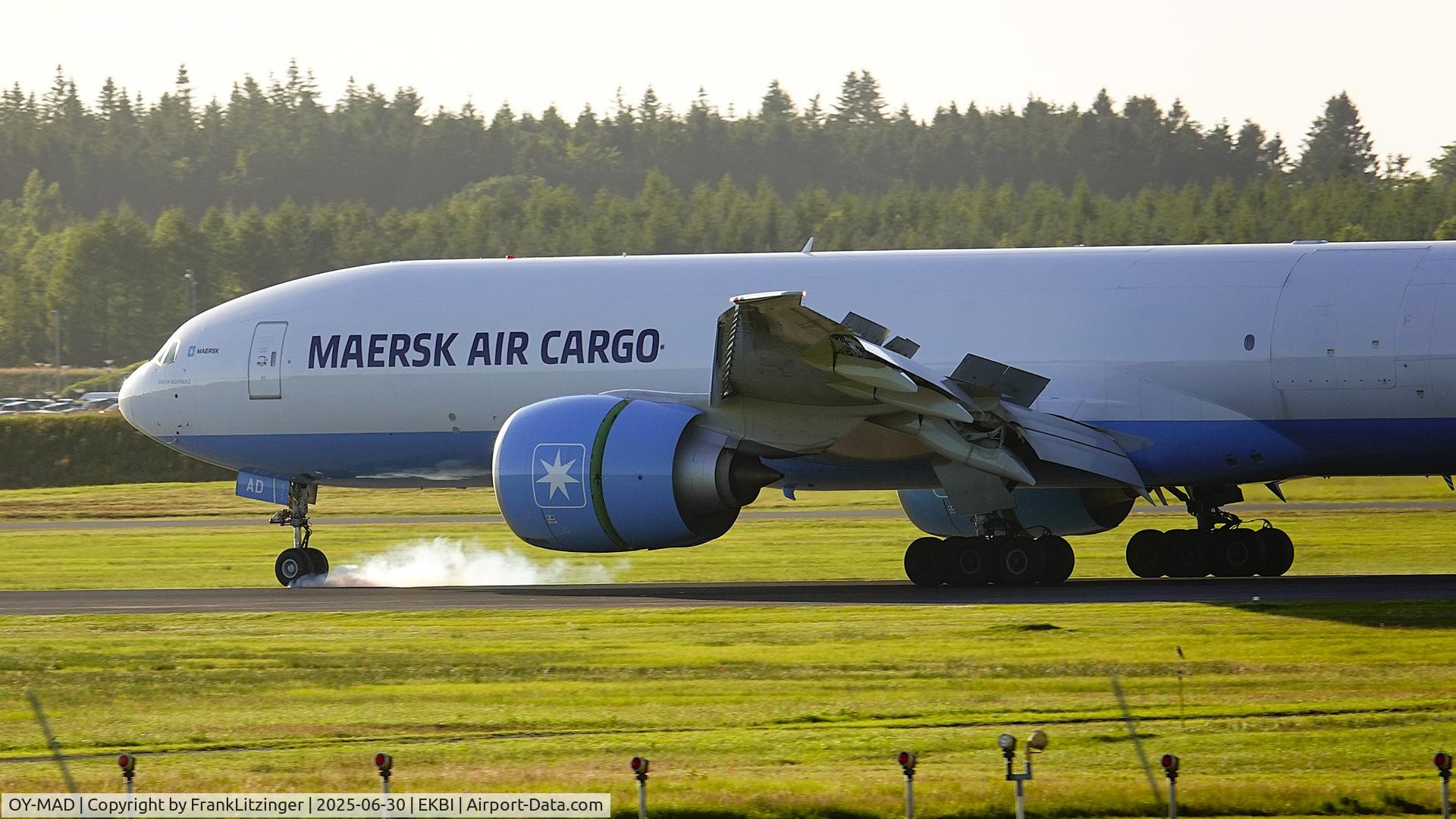 OY-MAD, 2024 Boeing 777-F C/N 67866, Landing in Billund