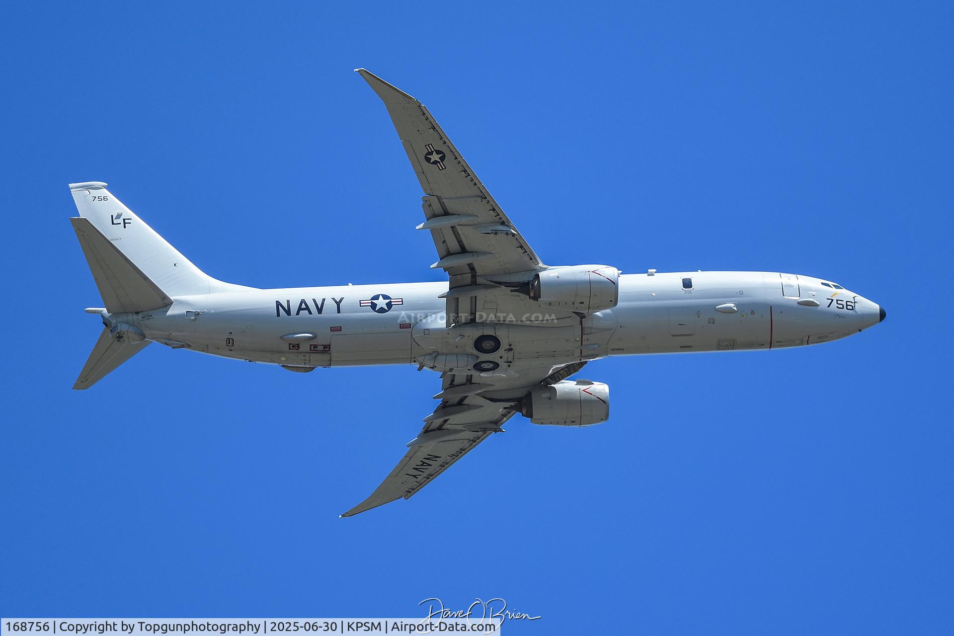 168756, 2014 Boeing P-8A Poseidon C/N 42252, VP-16 War Eagles	NAS Jacksonville, FL