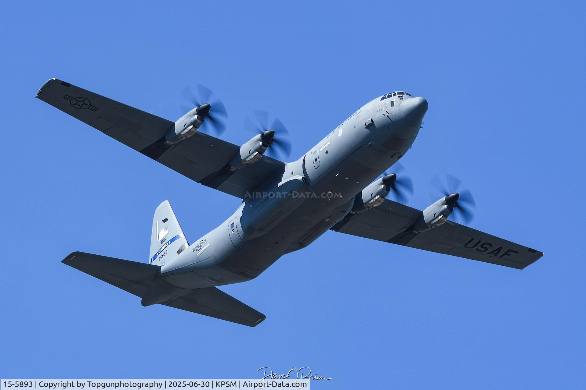 15-5893, 2016 Lockheed C-130J-30 Super Hercules C/N 382-5893, 165th AS / Louisville ANGB, KY