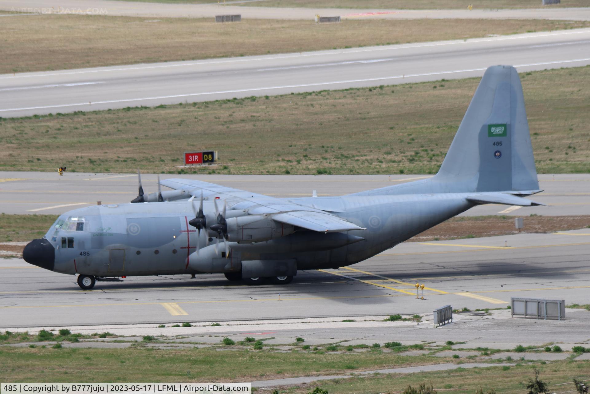485, Lockheed VC-130H Hercules C/N 382-4845, at Marseille