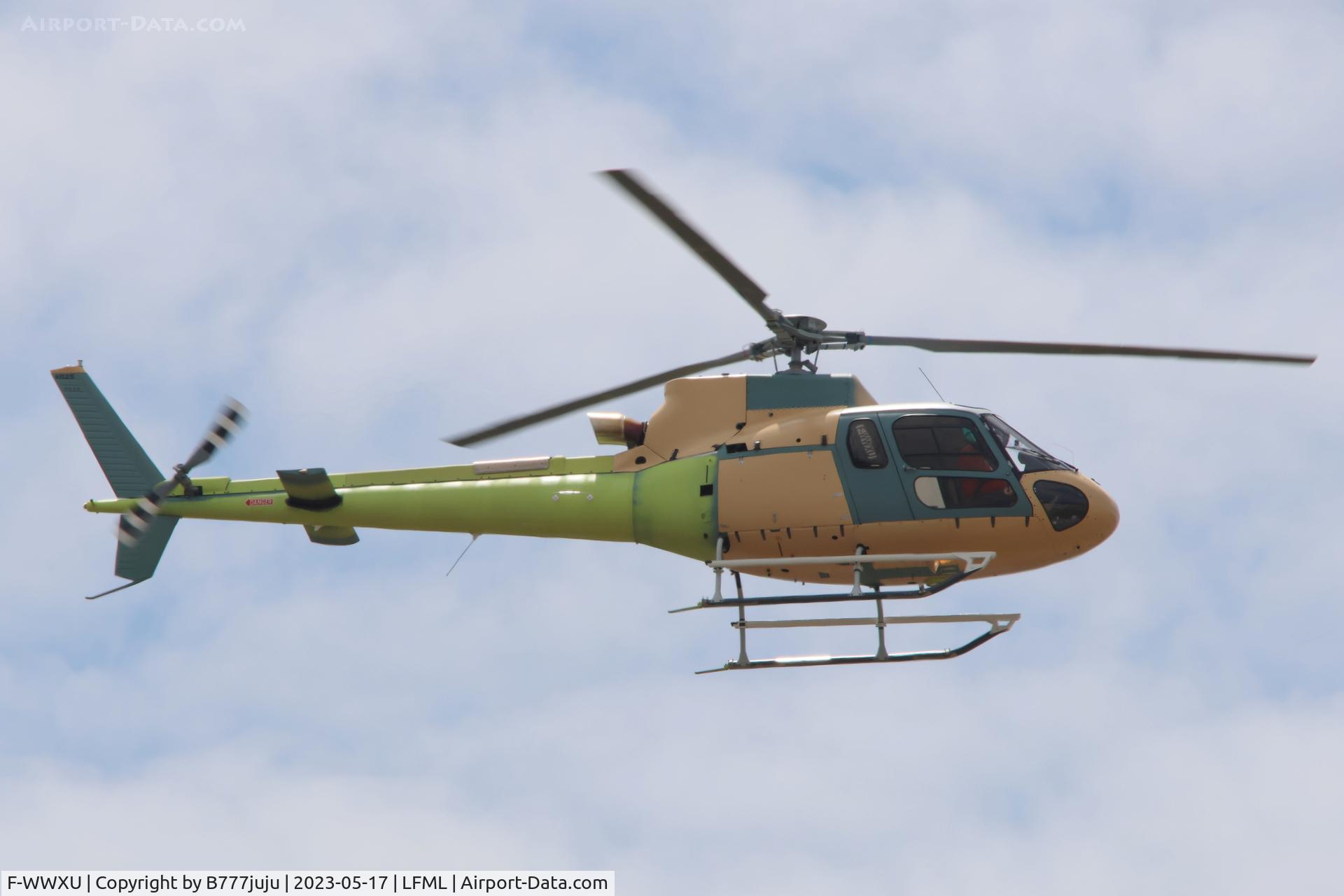 F-WWXU, 2023 Airbus Helicopters H-125 C/N 9429, on test