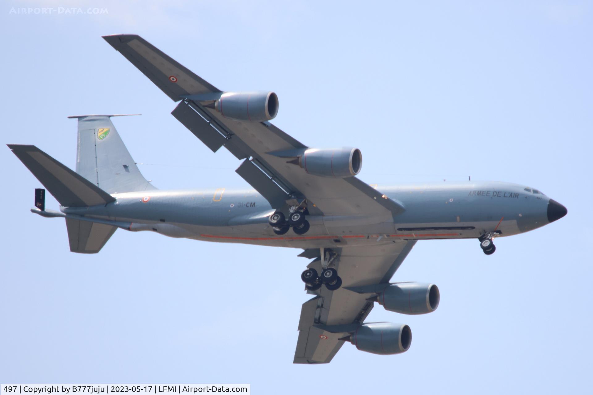 497, 1962 Boeing KC-135RG Stratotanker C/N 18480, at Istre