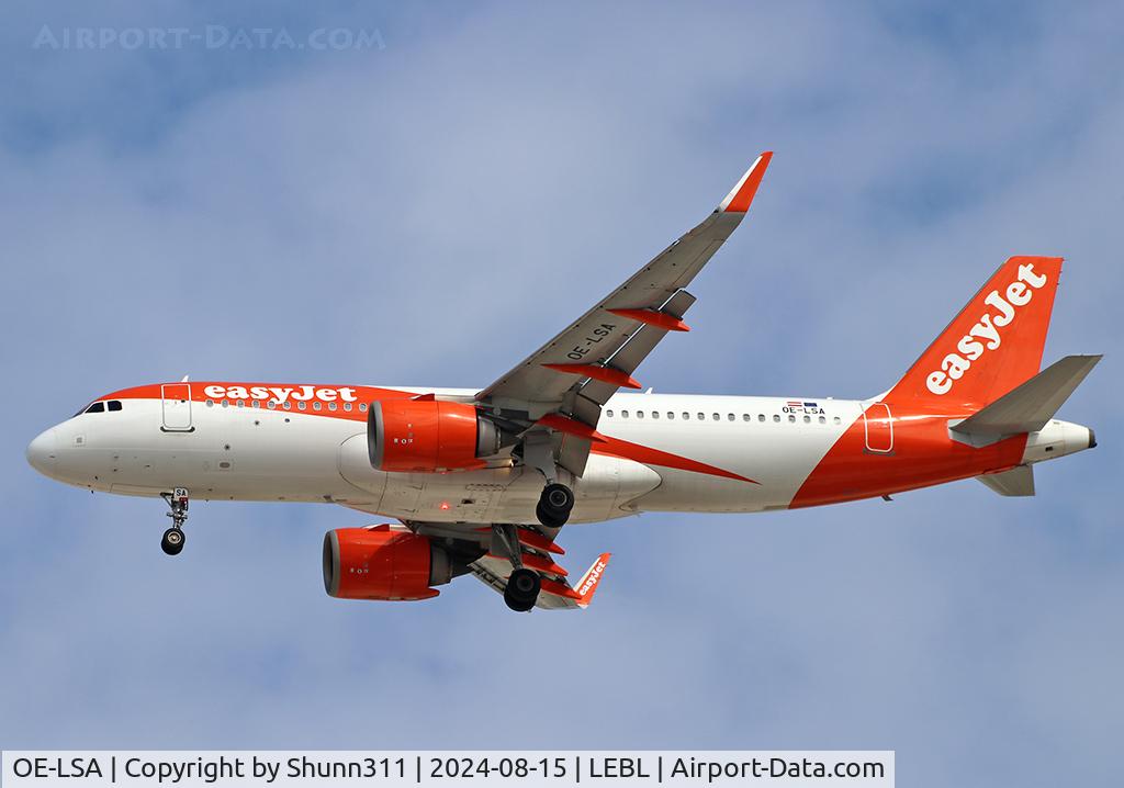 OE-LSA, 2018 Airbus A320-251N C/N 8243, Landing rwy 24R