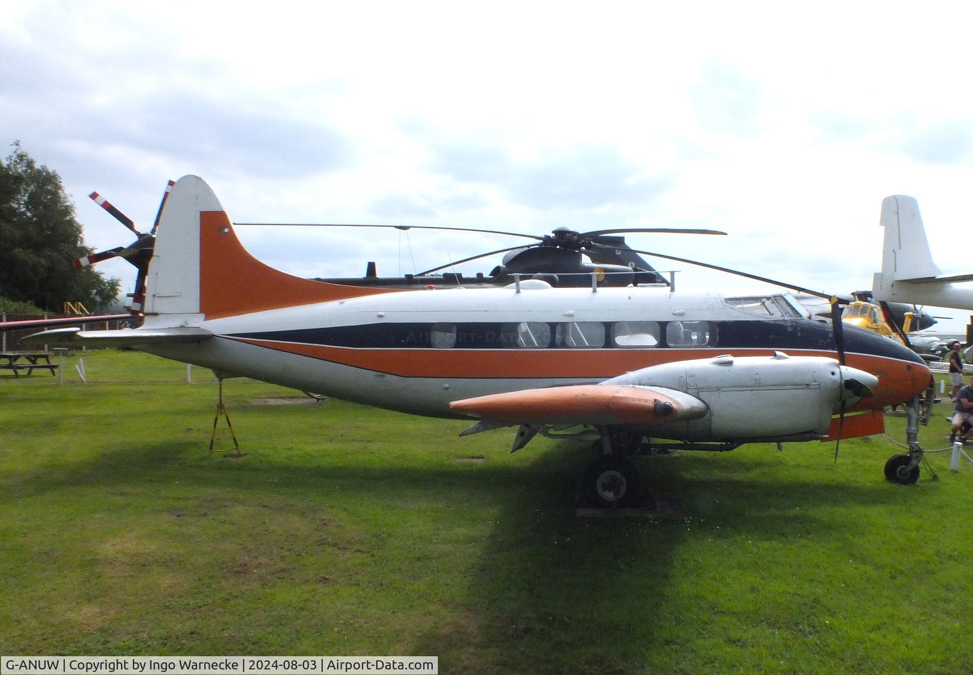G-ANUW, 1955 De Havilland DH-104 Dove 6 C/N 04458, De Havilland D.H.104 Dove 6 (with temporary 