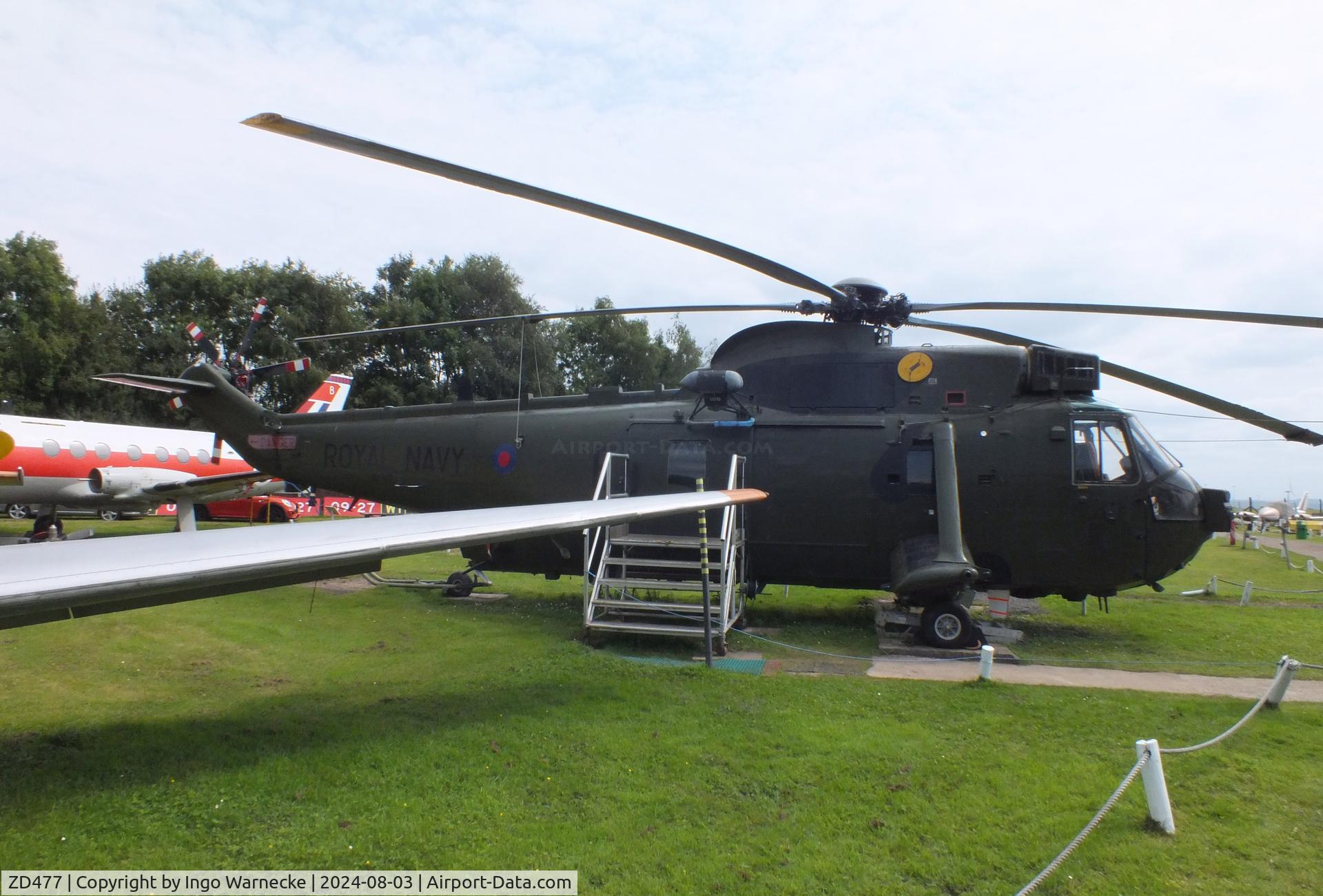 ZD477, 1984 Westland Sea King HC.4 C/N WA932, Westland Sea King HC4 / Commando at the East Midlands Aeropark, Castle Donington
