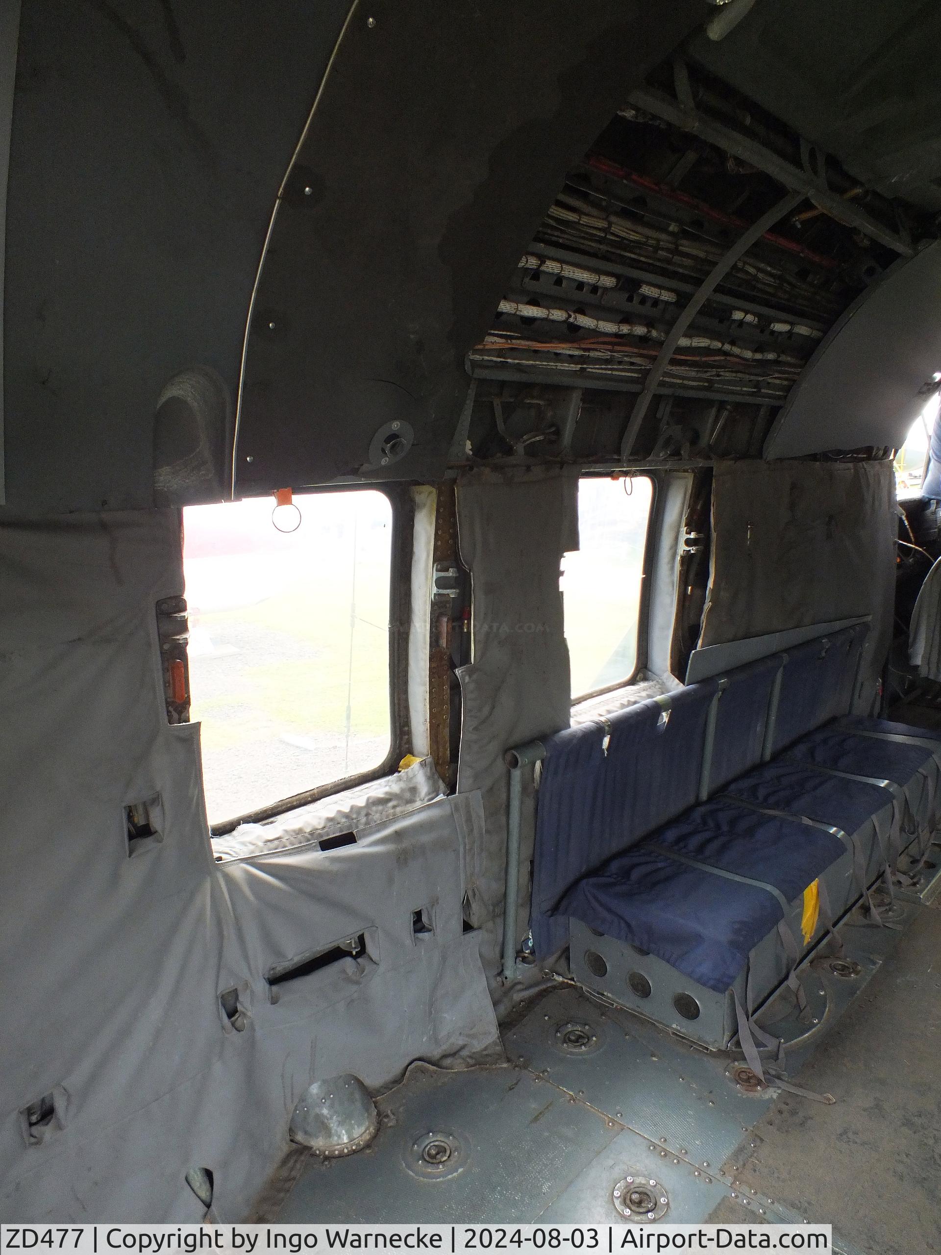 ZD477, 1984 Westland Sea King HC.4 C/N WA932, Westland Sea King HC4 / Commando at the East Midlands Aeropark, Castle Donington #i