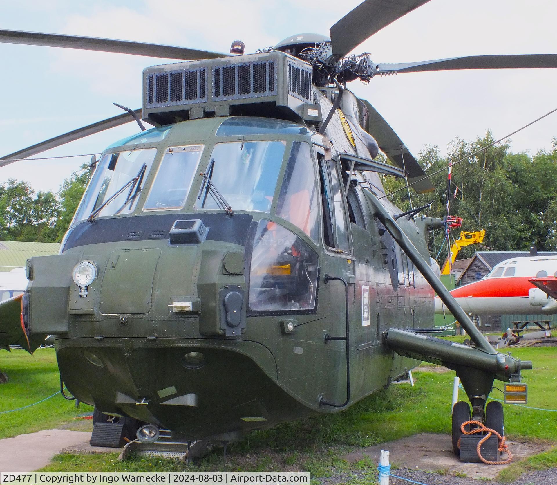ZD477, 1984 Westland Sea King HC.4 C/N WA932, Westland Sea King HC4 / Commando at the East Midlands Aeropark, Castle Donington
