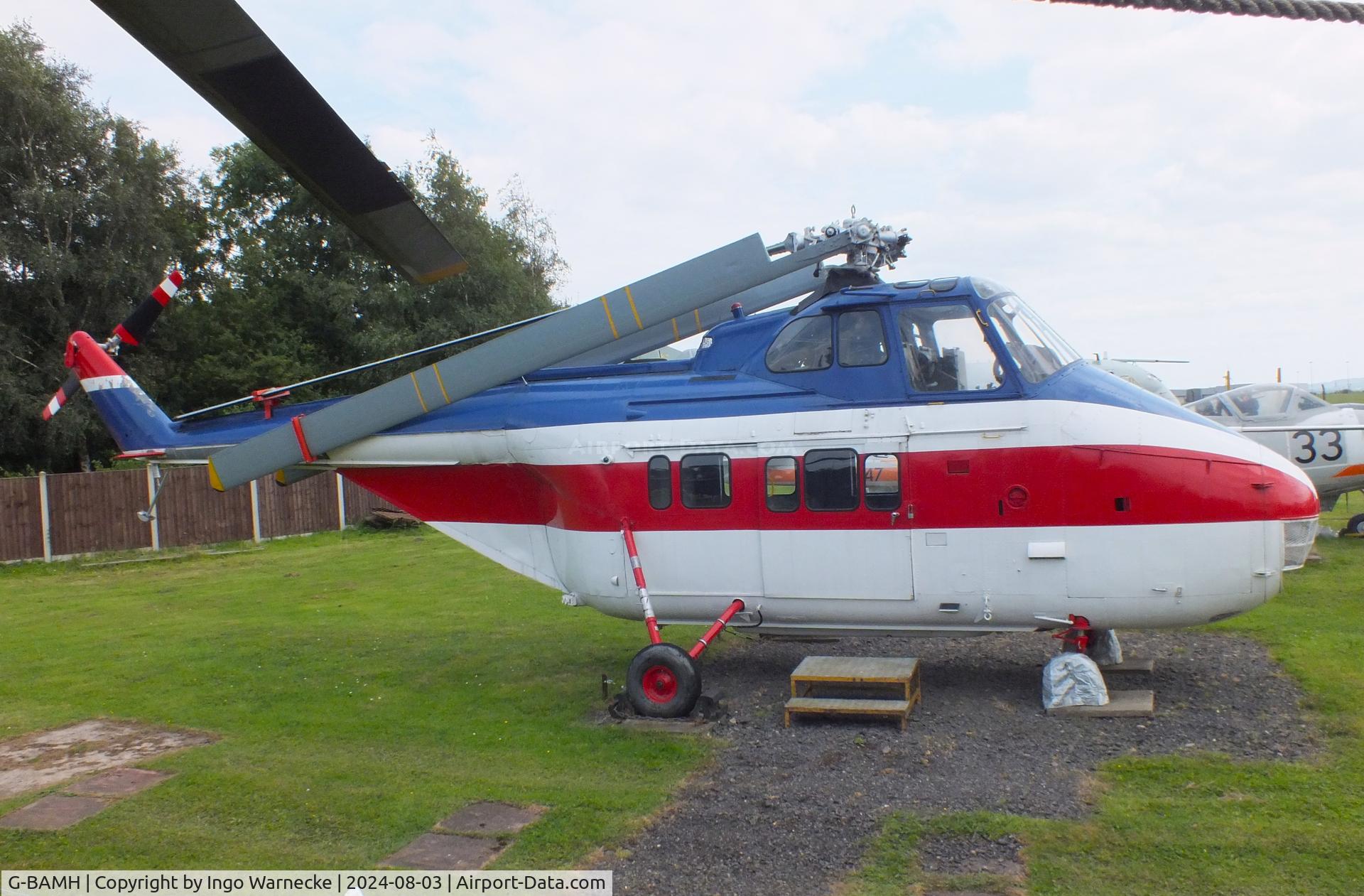 G-BAMH, 1973 Westland S.55 Whirlwind Series 3 C/N WA83, Westland WS-55 Whirlwind Srs3 at the East Midlands Aeropark, Castle Donington