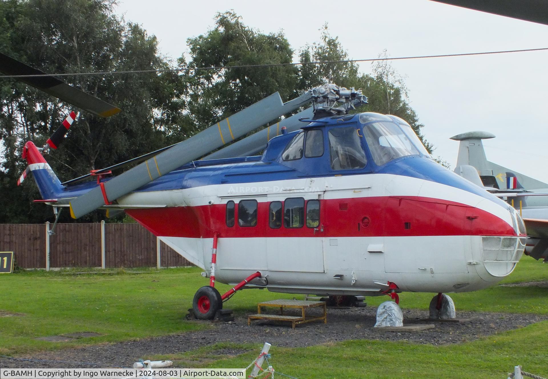 G-BAMH, 1973 Westland S.55 Whirlwind Series 3 C/N WA83, Westland WS-55 Whirlwind Srs3 at the East Midlands Aeropark, Castle Donington
