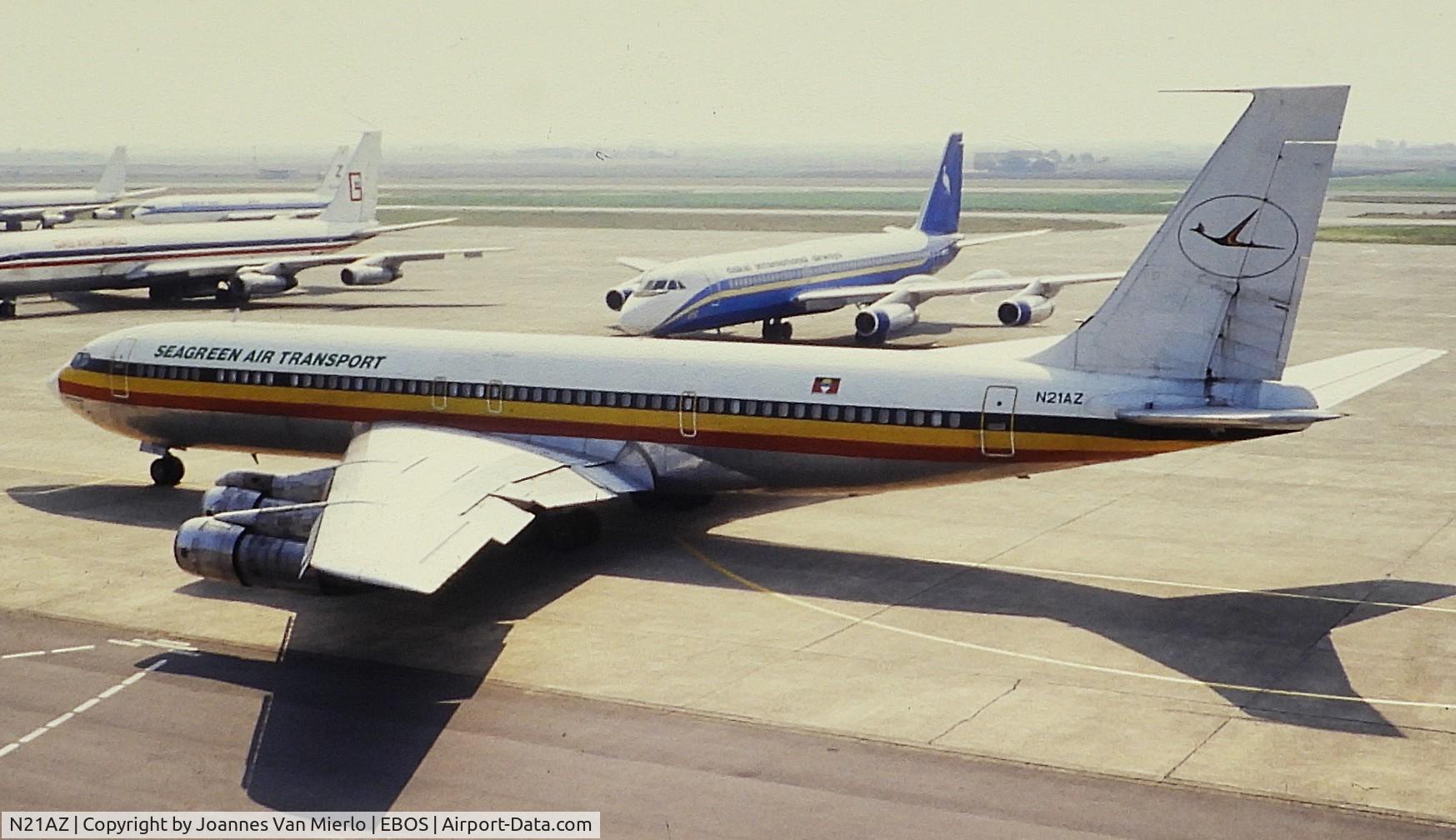 N21AZ, 1964 Boeing 707-351C C/N 18747, ex-slide