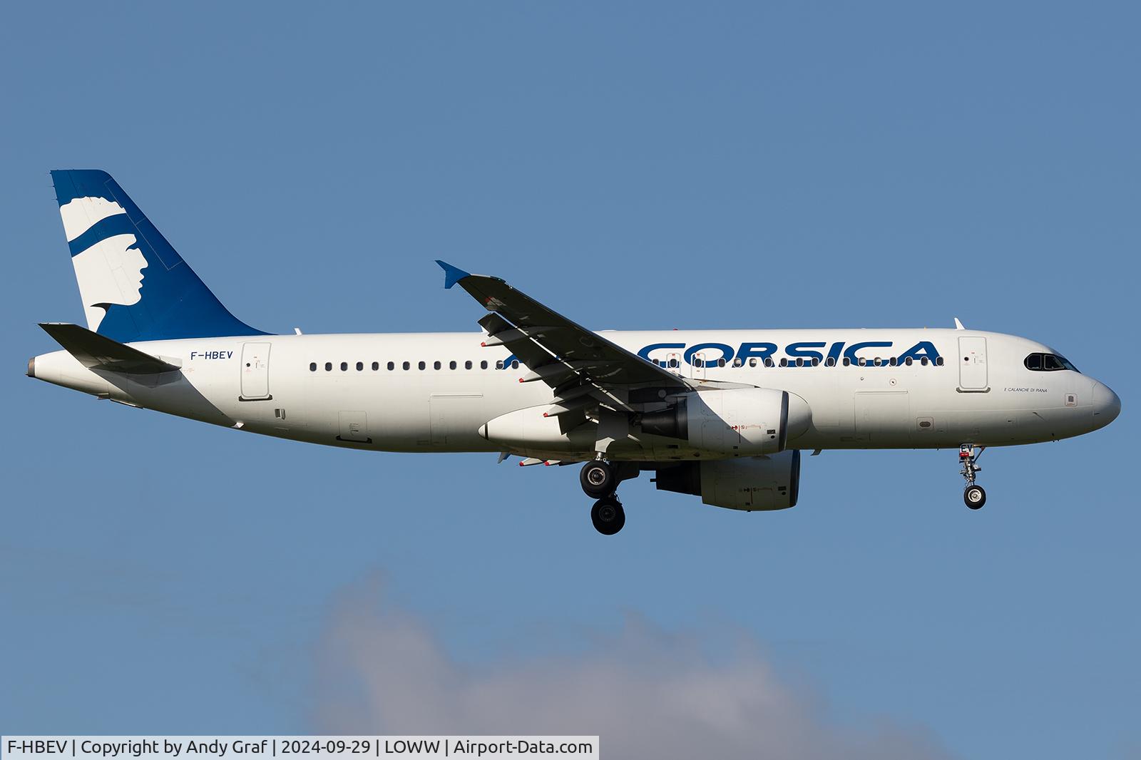 F-HBEV, 2009 Airbus A320-214 C/N 3952, Air Corsica A320