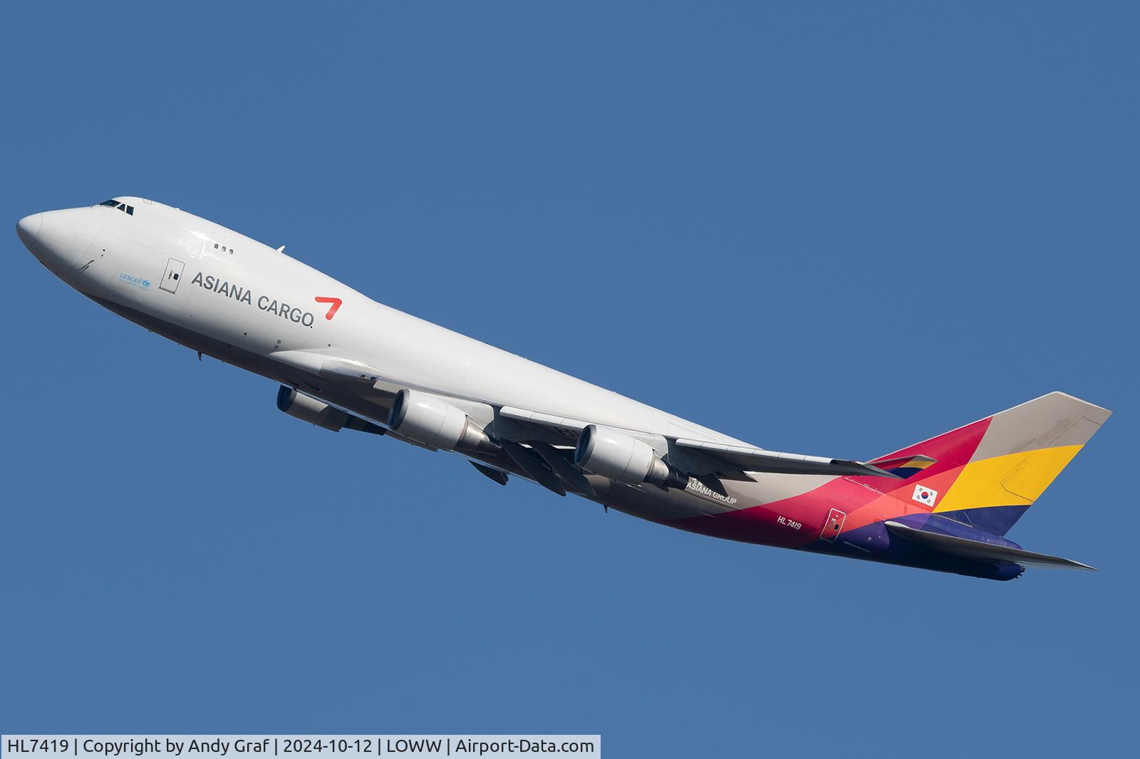 HL7419, 1994 Boeing 747-48EF (SCD) C/N 25781, Asiana Cargo 747-400