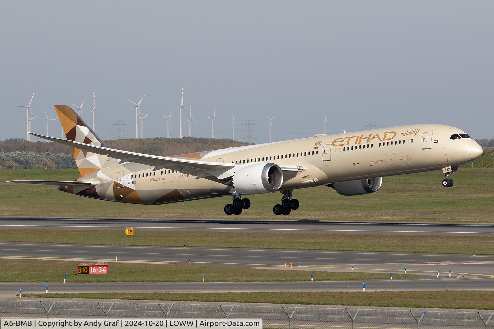 A6-BMB, 2018 Boeing 787-10 Dreamliner C/N 60756, Ethiad 787-10