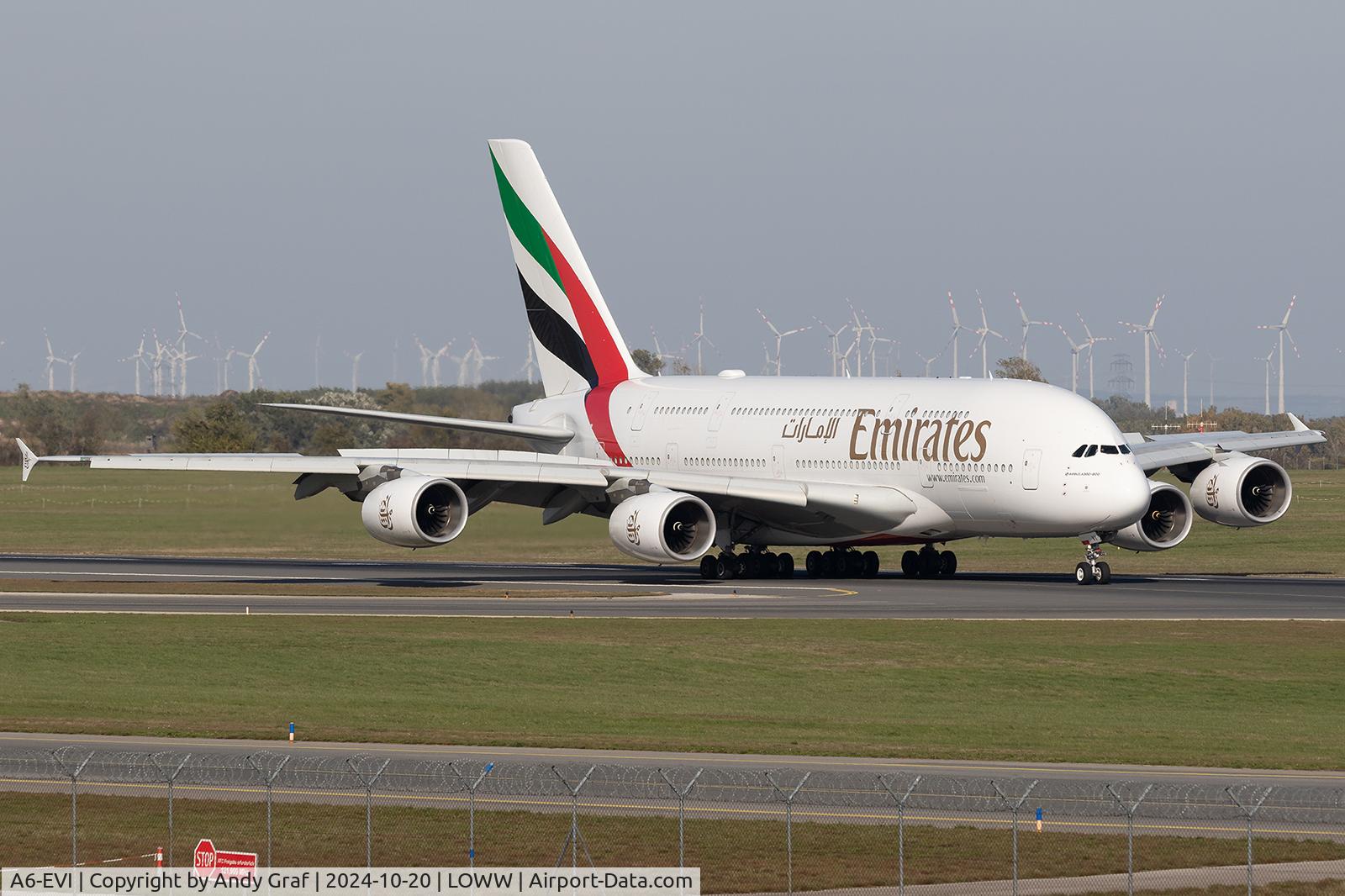 A6-EVI, 2018 Airbus A380-842 C/N 258, Emirates A380