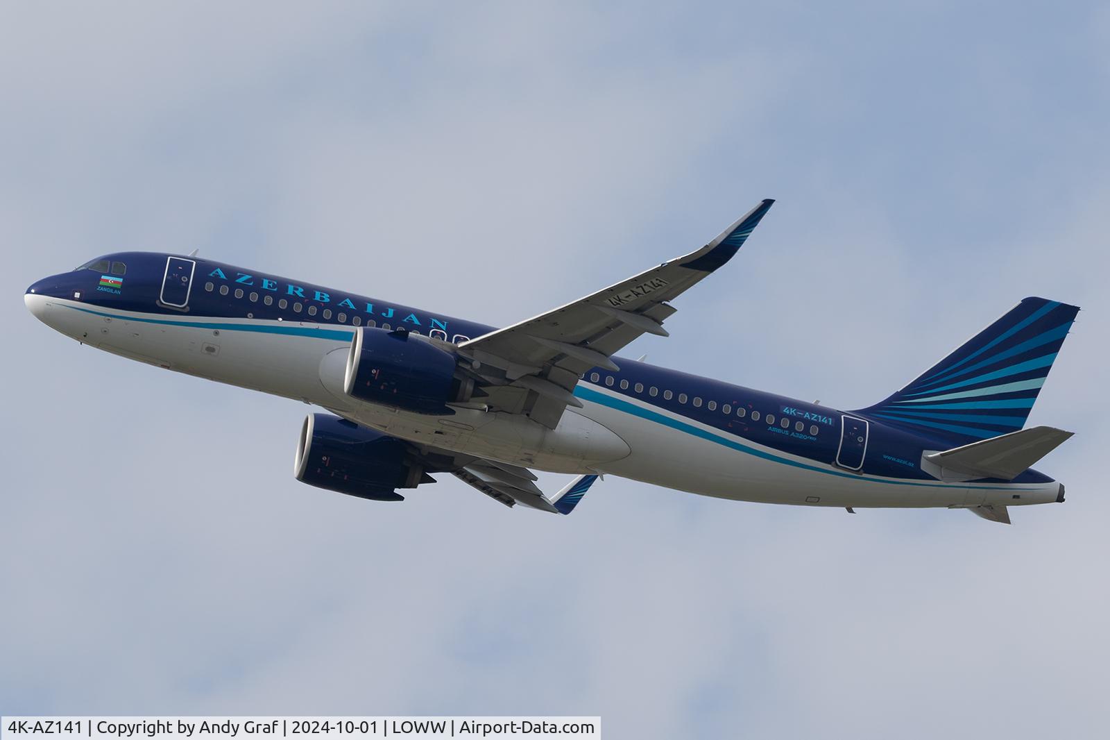 4K-AZ141, 2022 Airbus A320-271 N C/N 11181, Azerbajian Airlines A320N