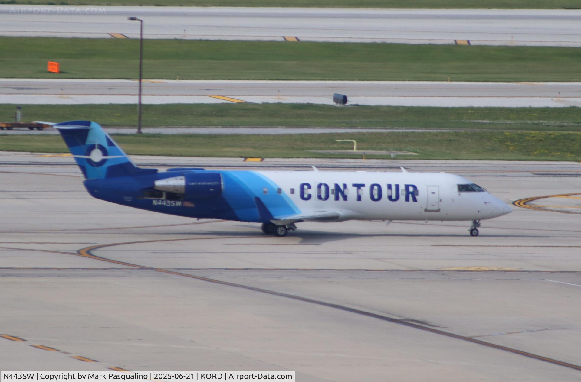 N443SW, 2002 Bombardier CRJ-200LR (CL-600-2B19) C/N 7638, CL-600-2B19