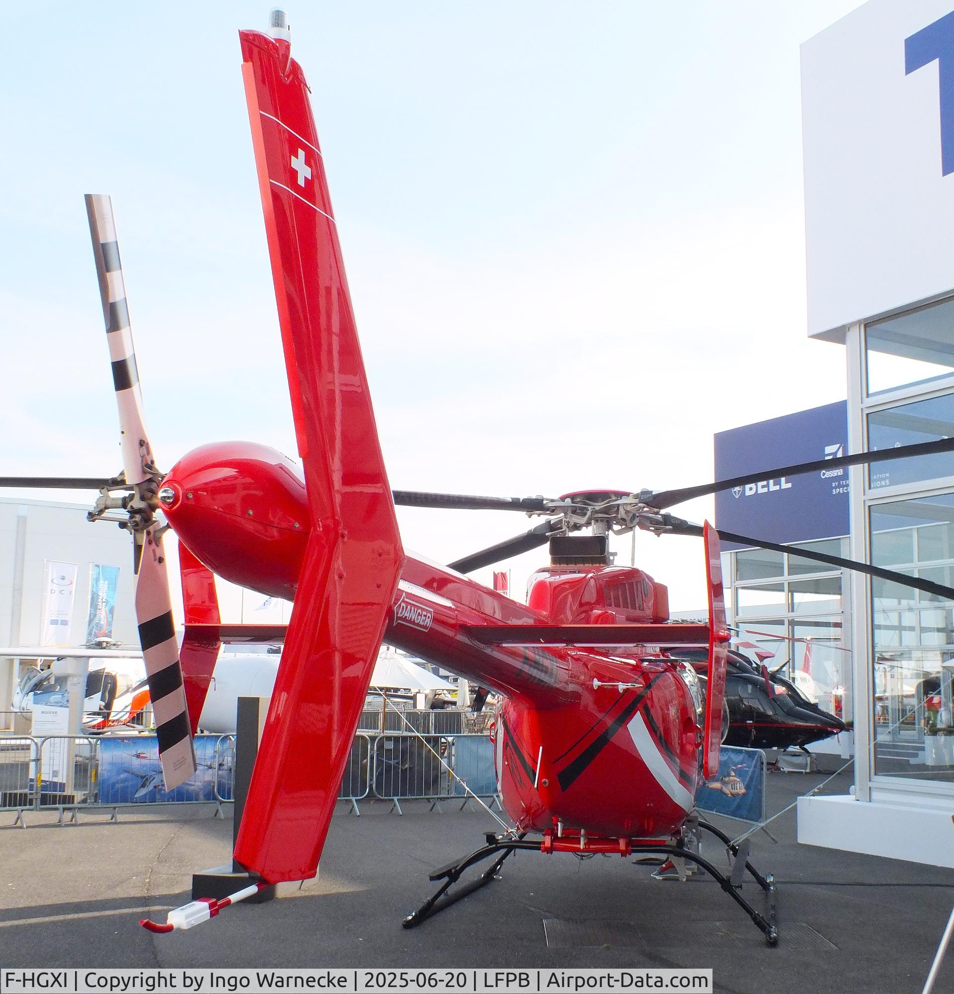 F-HGXI, Bell 407GXi C/N 54916, Bell 407GXi at the Aerosalon 2025, Paris