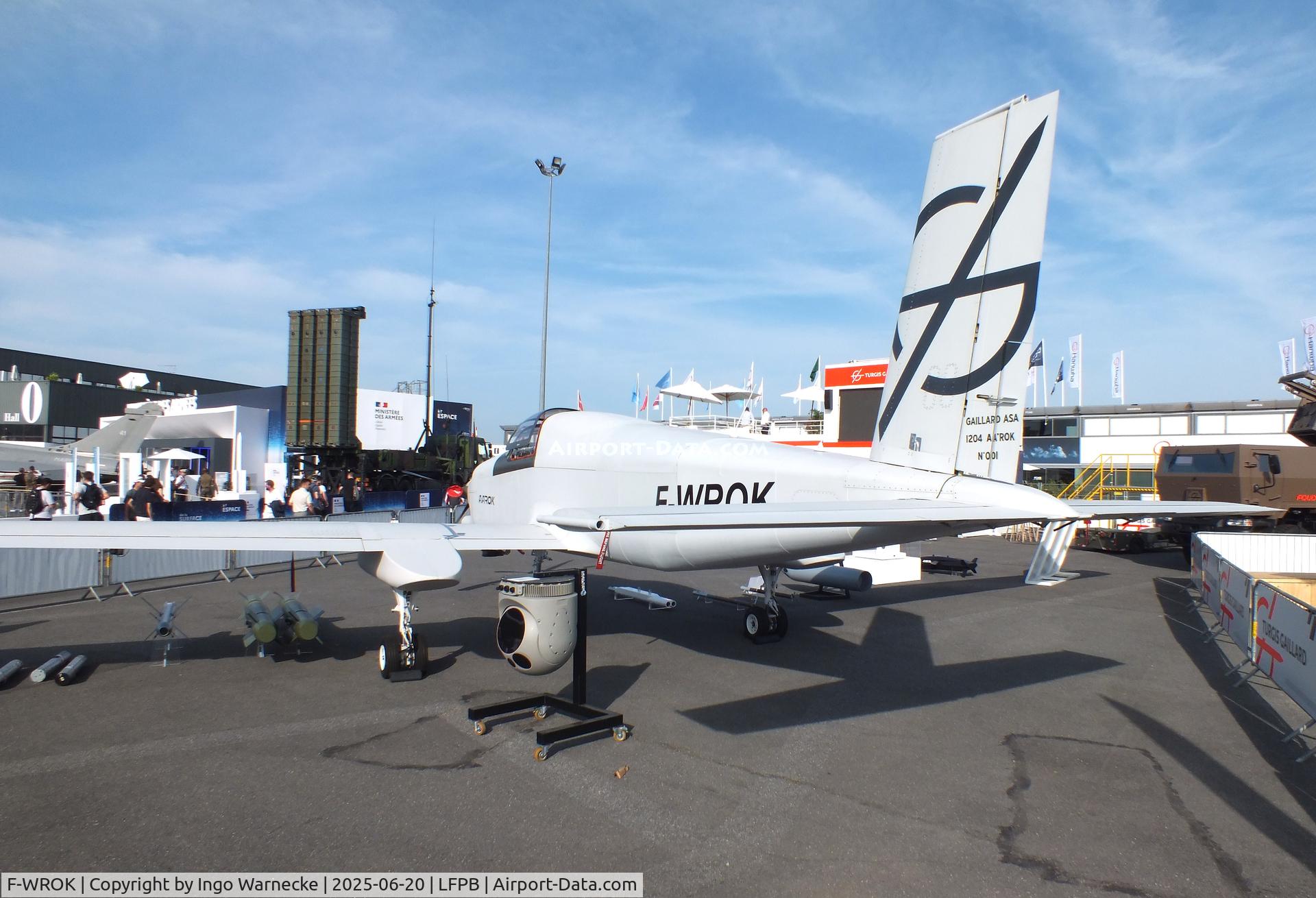 F-WROK, 2023 Turgis & Gaillard ASA 1204 AAROK C/N 001, Turgis & Gaillard ASA 1204 AAROK now converted to optionally piloted vehicle at the Aerosalon 2025, Paris