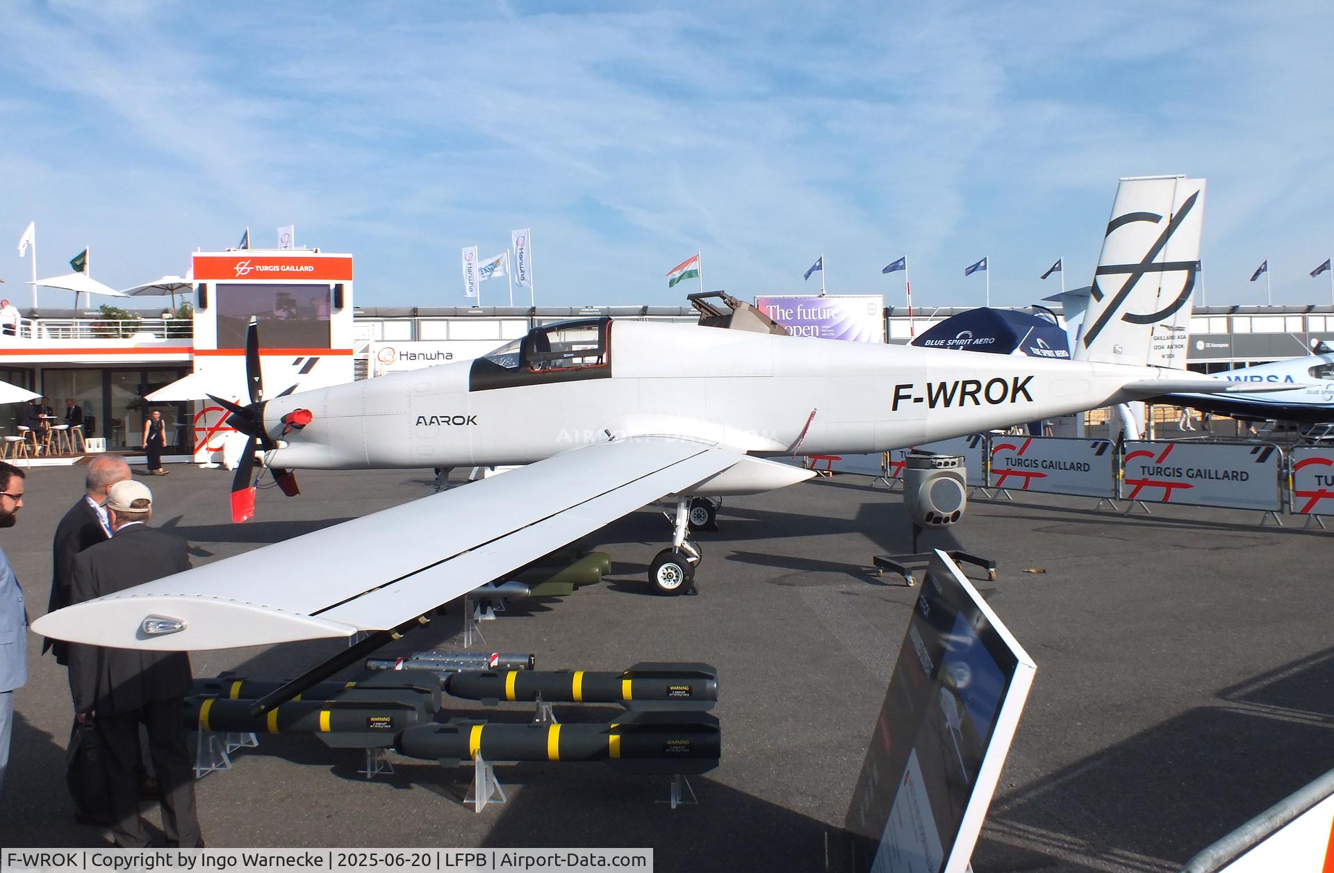 F-WROK, 2023 Turgis & Gaillard ASA 1204 AAROK C/N 001, Turgis & Gaillard ASA 1204 AAROK now converted to optionally piloted vehicle at the Aerosalon 2025, Paris