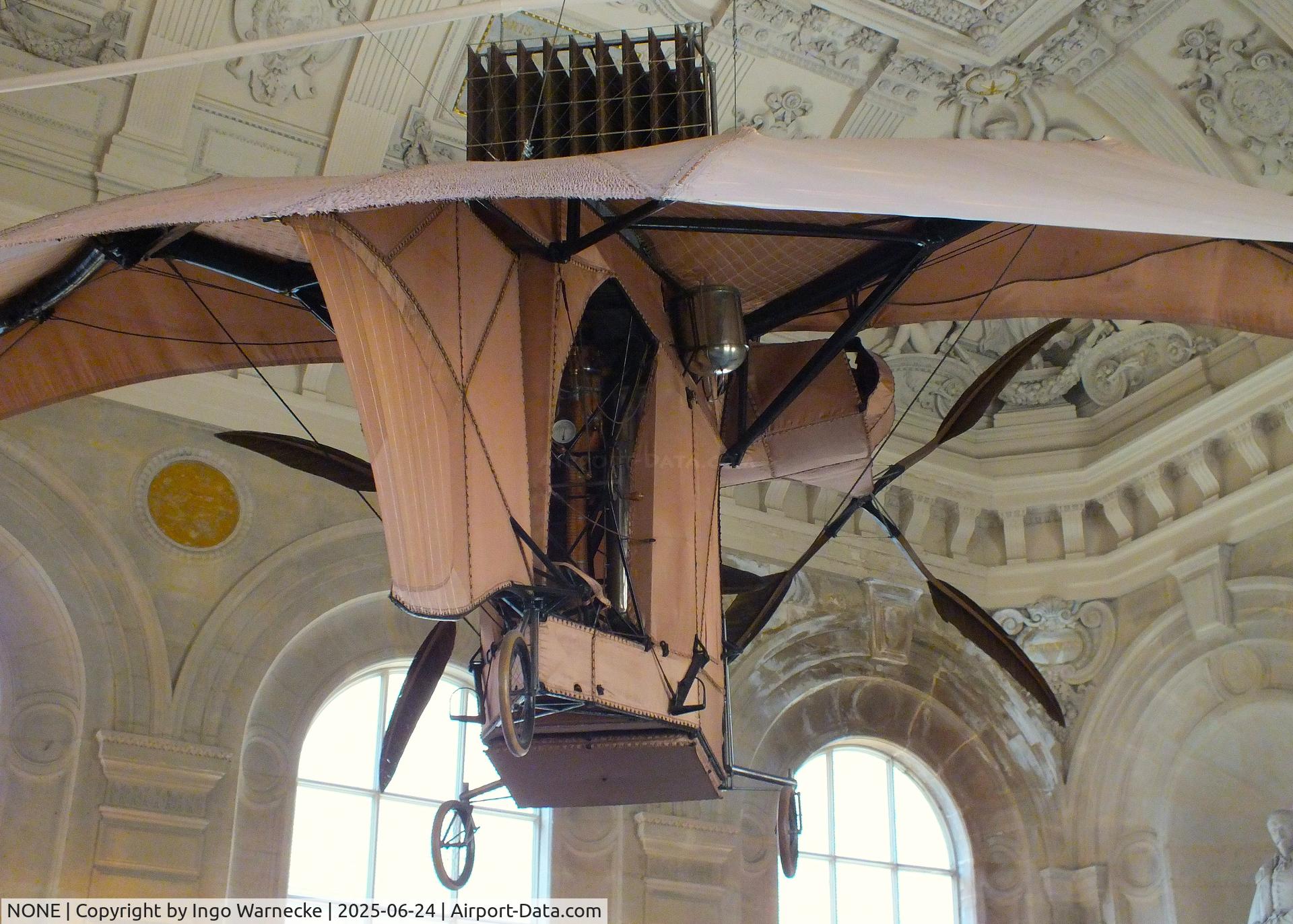 NONE, Clement Ader Avion III C/N 1, Clement Ader Avion III 1897 (made some short hops) at the Musee des Arts et Metiers, Paris