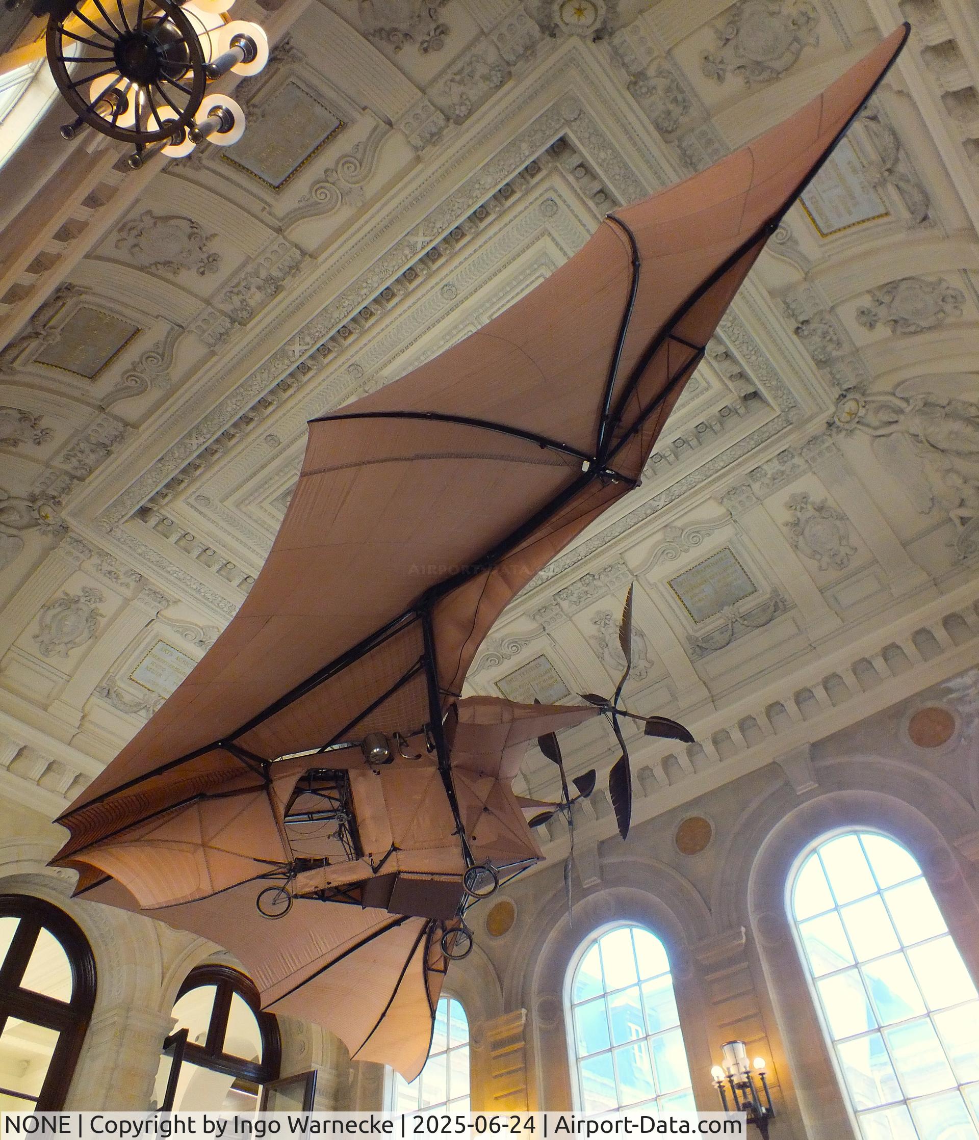 NONE, Clement Ader Avion III C/N 1, Clement Ader Avion III 1897 (made some short hops) at the Musee des Arts et Metiers, Paris