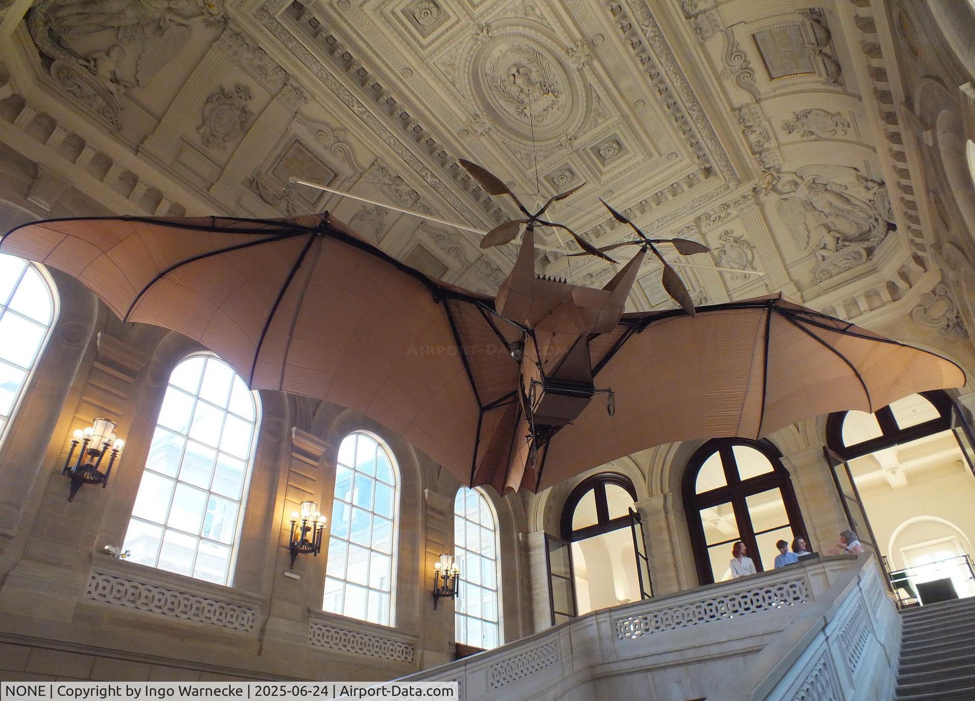 NONE, Clement Ader Avion III C/N 1, Clement Ader Avion III 1897 (made some short hops) at the Musee des Arts et Metiers, Paris