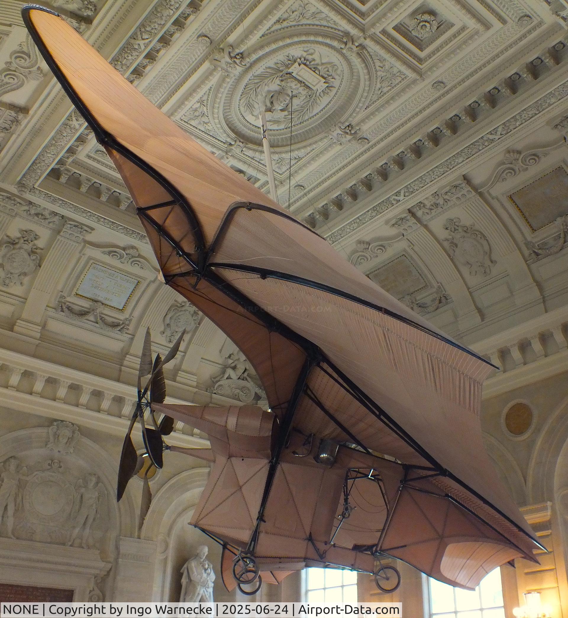 NONE, Clement Ader Avion III C/N 1, Clement Ader Avion III 1897 (made some short hops) at the Musee des Arts et Metiers, Paris