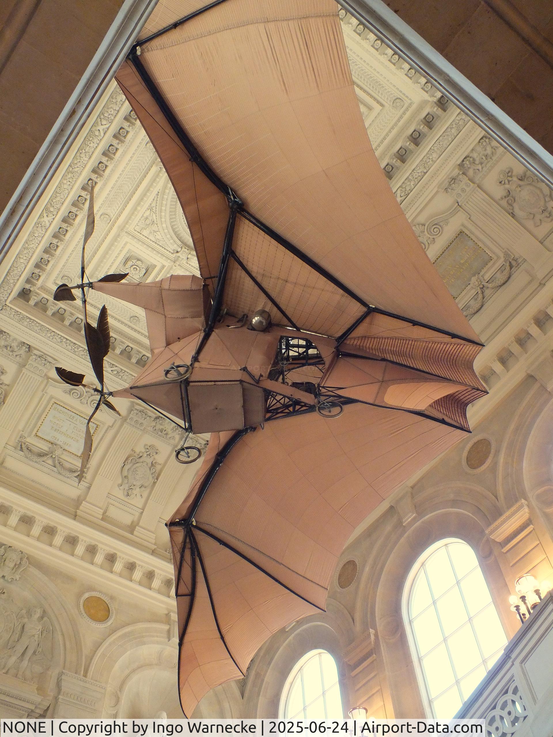 NONE, Clement Ader Avion III C/N 1, Clement Ader Avion III 1897 (made some short hops) at the Musee des Arts et Metiers, Paris