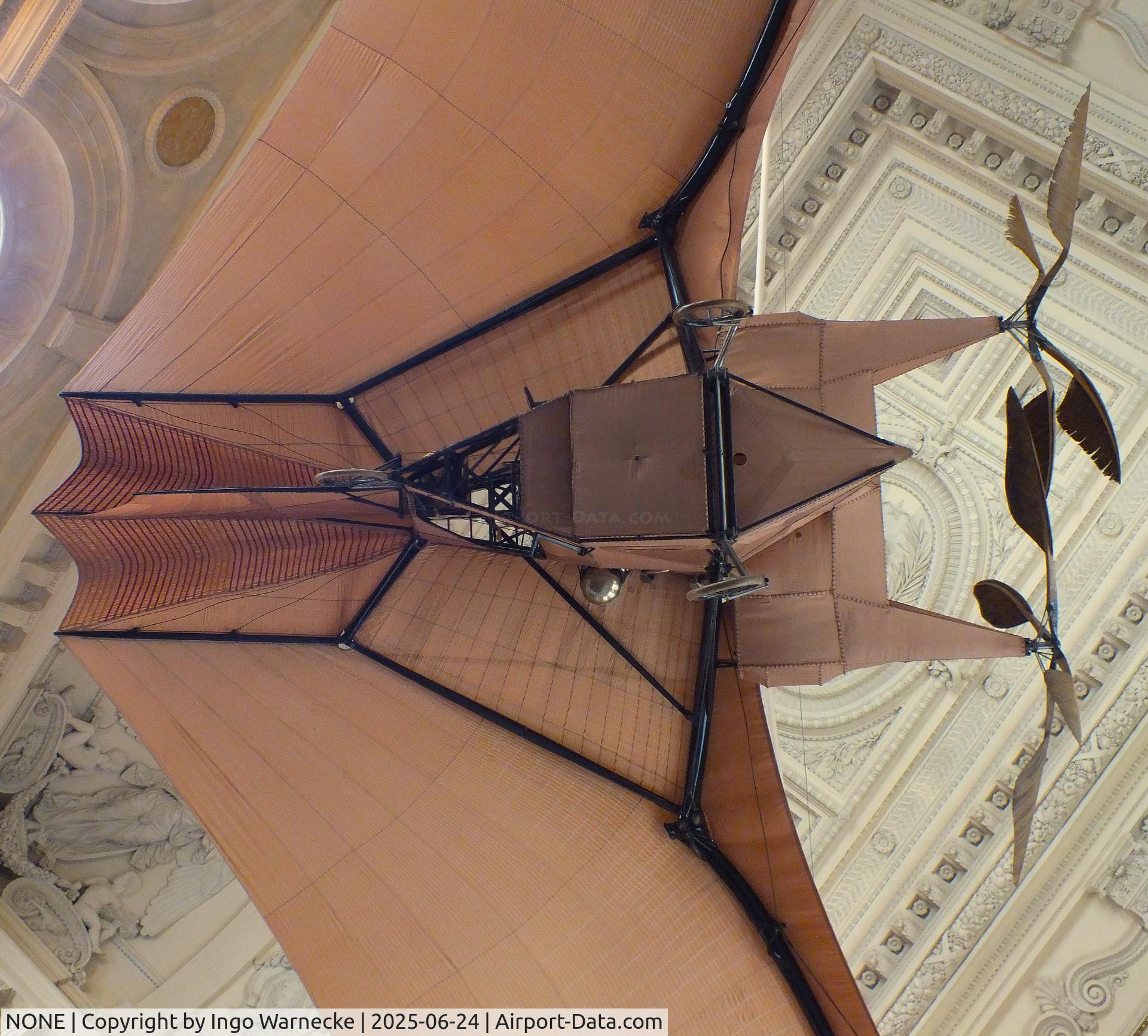 NONE, Clement Ader Avion III C/N 1, Clement Ader Avion III 1897 (made some short hops) at the Musee des Arts et Metiers, Paris
