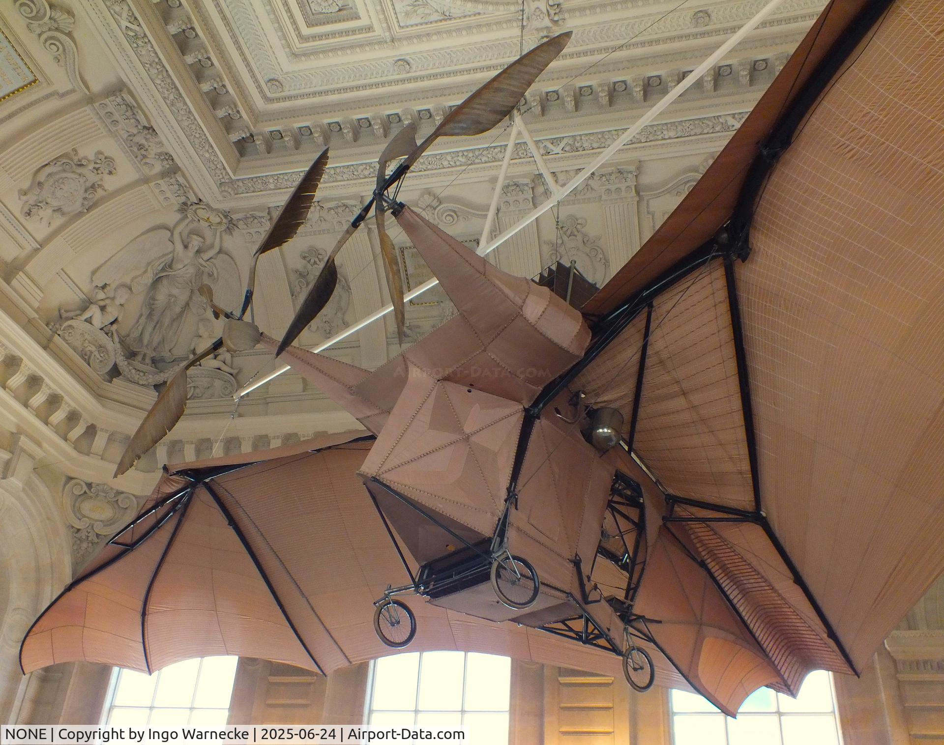 NONE, Clement Ader Avion III C/N 1, Clement Ader Avion III 1897 (made some short hops) at the Musee des Arts et Metiers, Paris