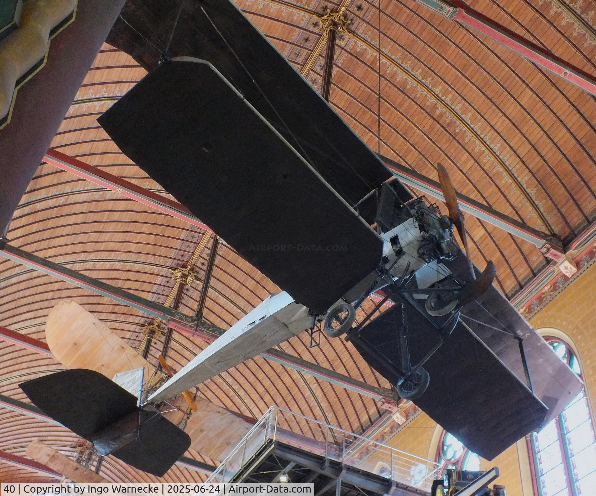 40, 1910 Breguet IV R.U1 C/N 40, Breguet IV R.U1 (Henri Brégi made the first long distance flight in Morocco - Casablanca to Fez - in 1911 in this aircraft) at the Musee des Arts et Metiers, Paris