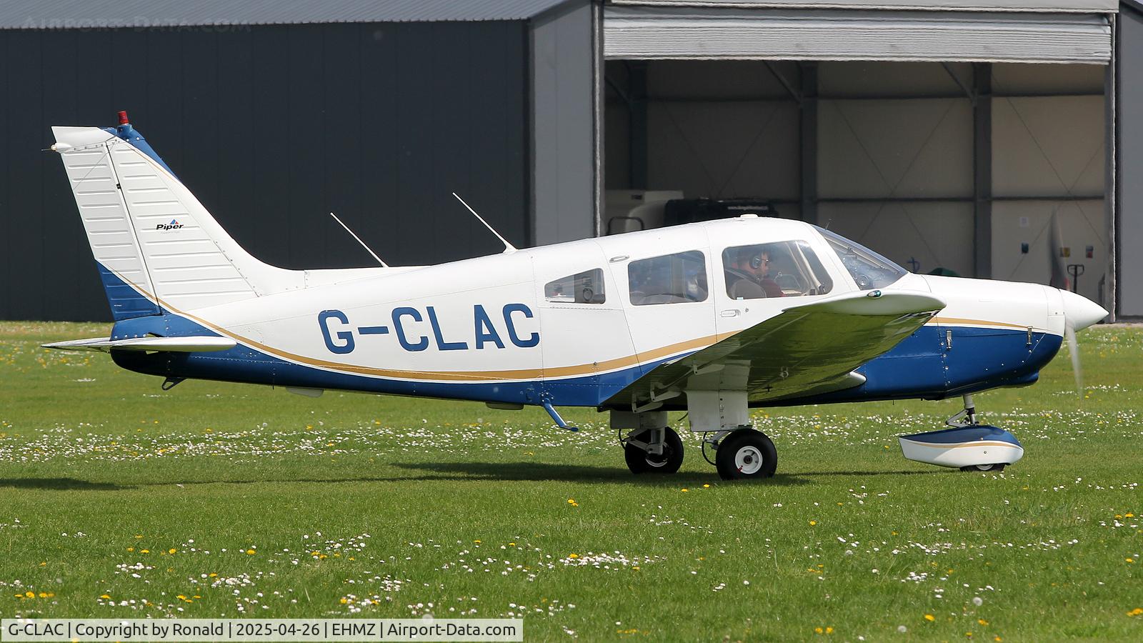 G-CLAC, 1981 Piper PA-28-161 Cherokee Warrior II C/N 28-8116241, at ehmz