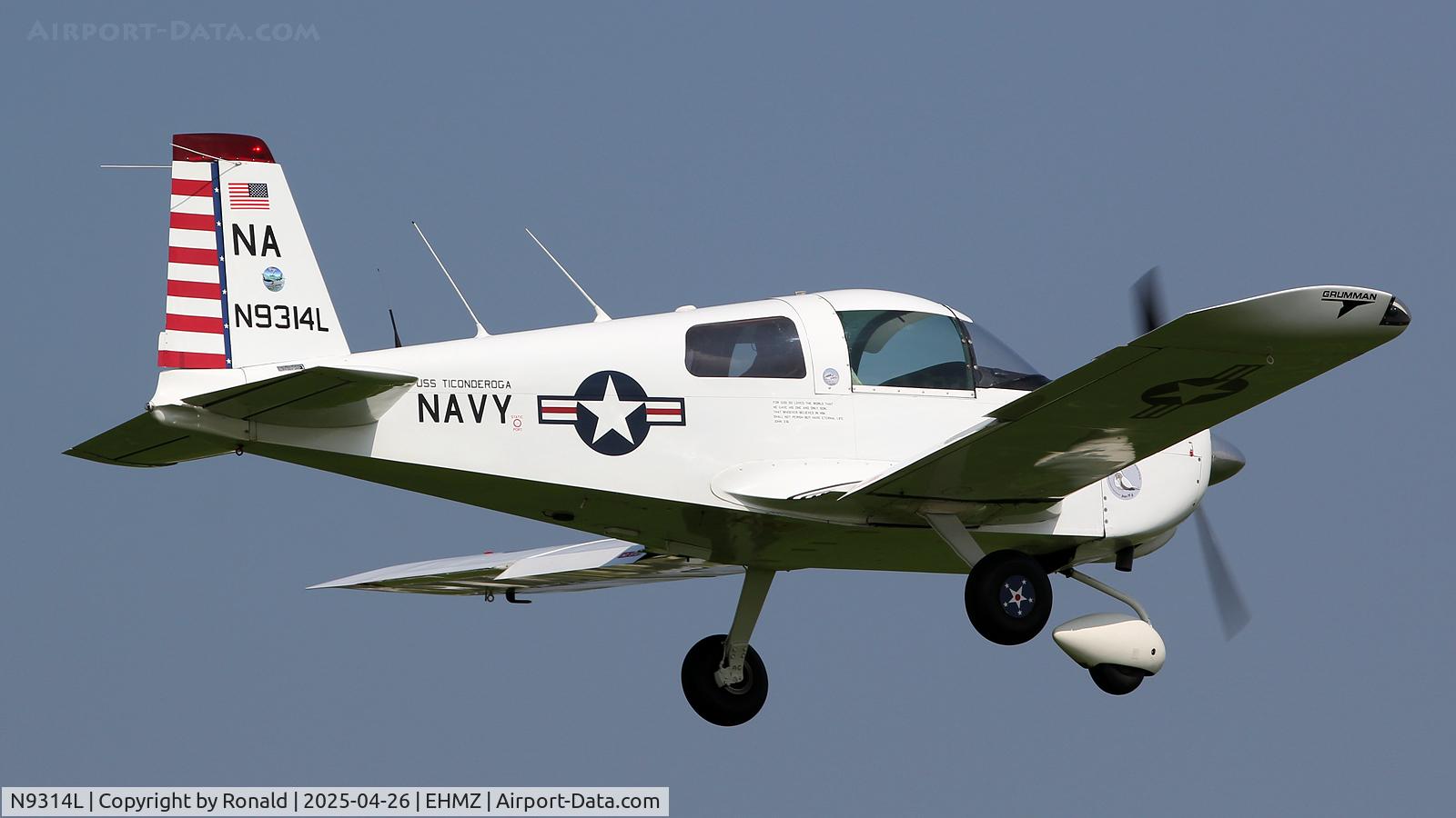 N9314L, 1971 American Aviation AA-1A Trainer C/N AA1A-0014, at ehmz