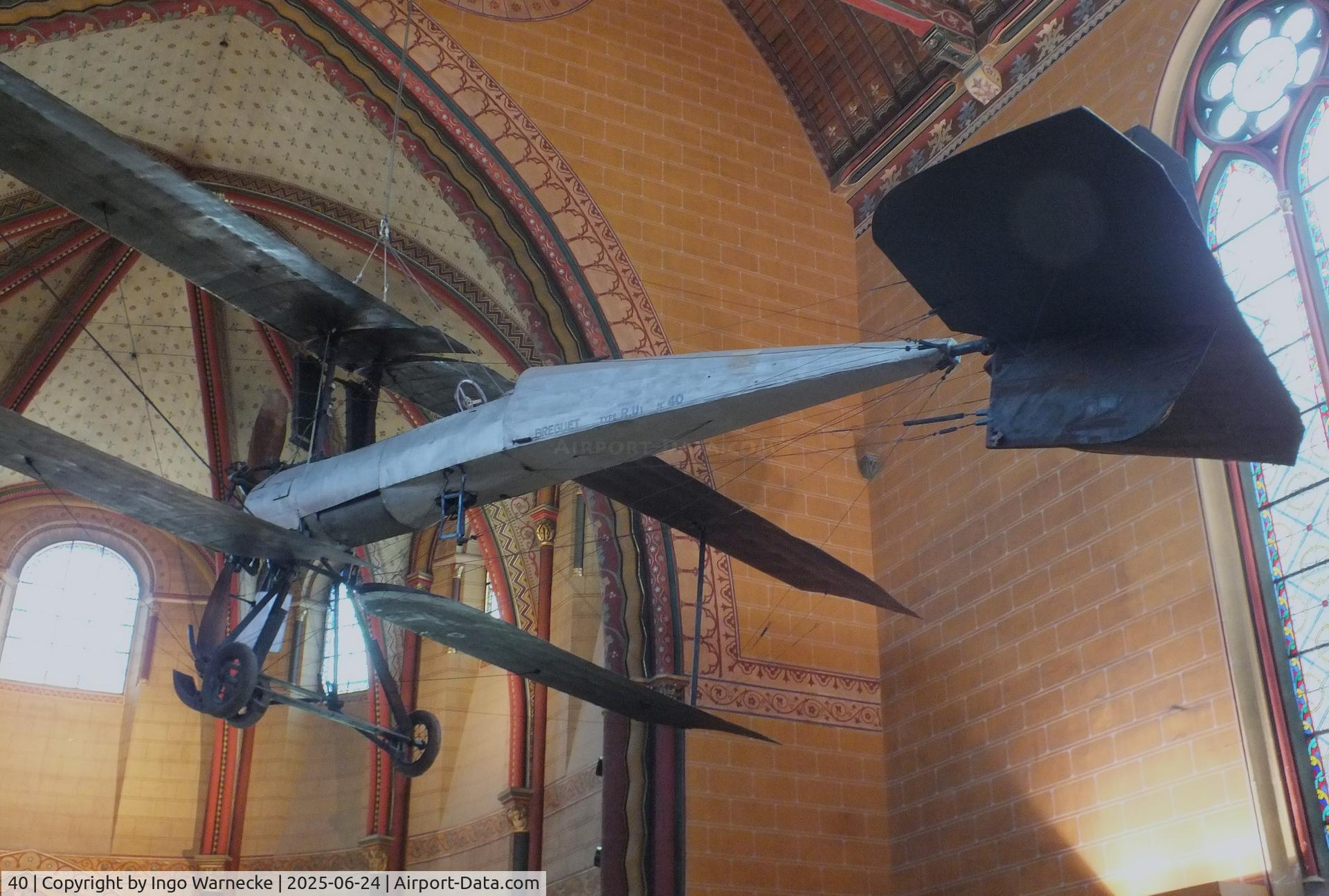 40, 1910 Breguet IV R.U1 C/N 40, Breguet IV R.U1 (Henri Brégi made the first long distance flight in Morocco - Casablanca to Fez - in 1911 in this aircraft) at the Musee des Arts et Metiers, Paris