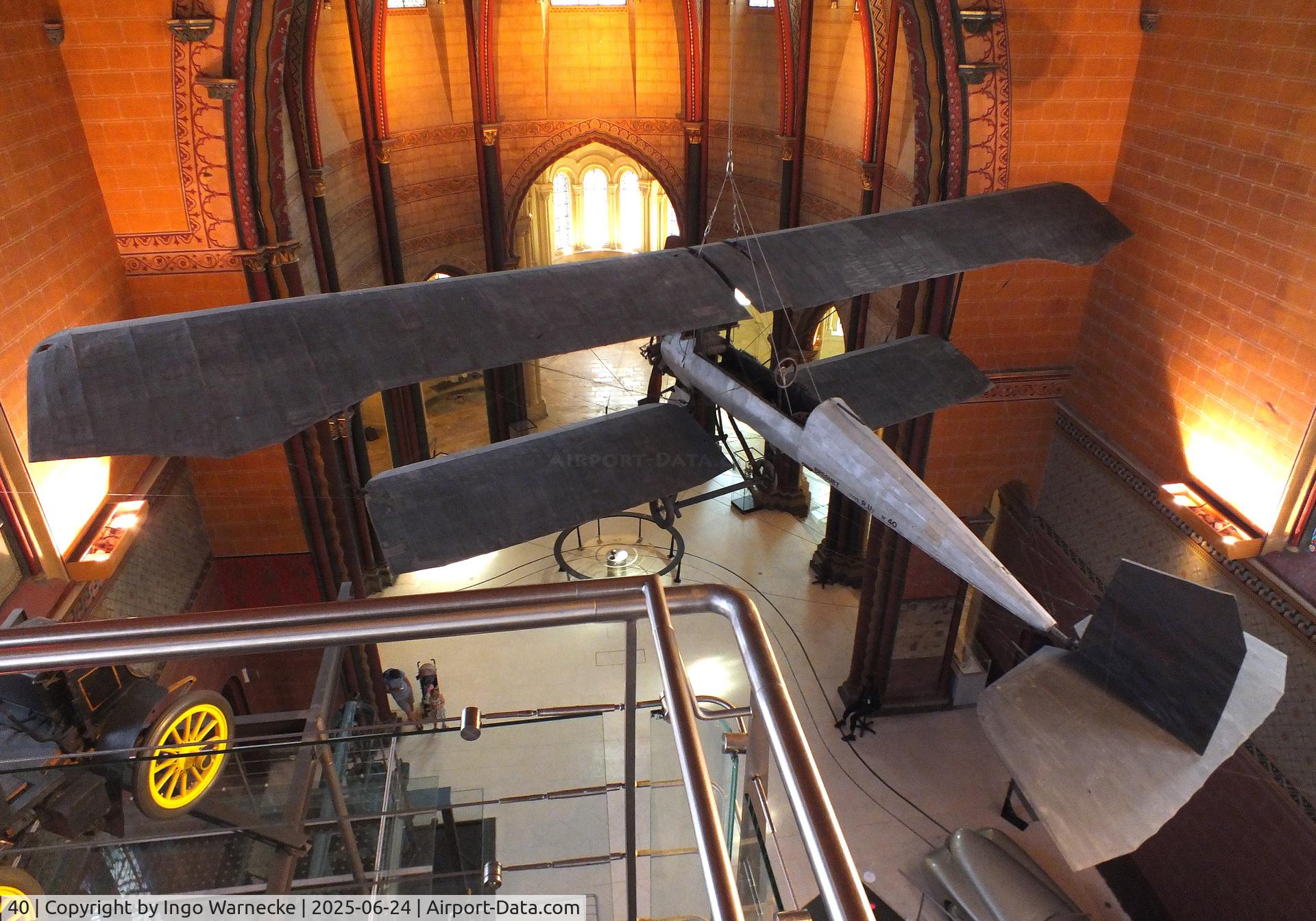 40, 1910 Breguet IV R.U1 C/N 40, Breguet IV R.U1 (Henri Brégi made the first long distance flight in Morocco - Casablanca to Fez - in 1911 in this aircraft) at the Musee des Arts et Metiers, Paris