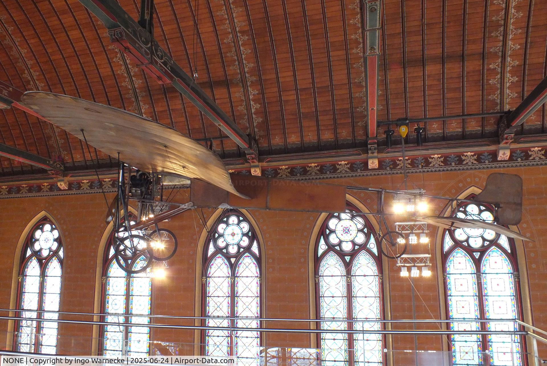 NONE, 1909 Bleriot XI C/N 01, Bleriot XI (Louis Bleriot first crossed the English Channel from Calais to Dover 1909 in this aircraft) at the Musee des Arts et Metiers, Paris