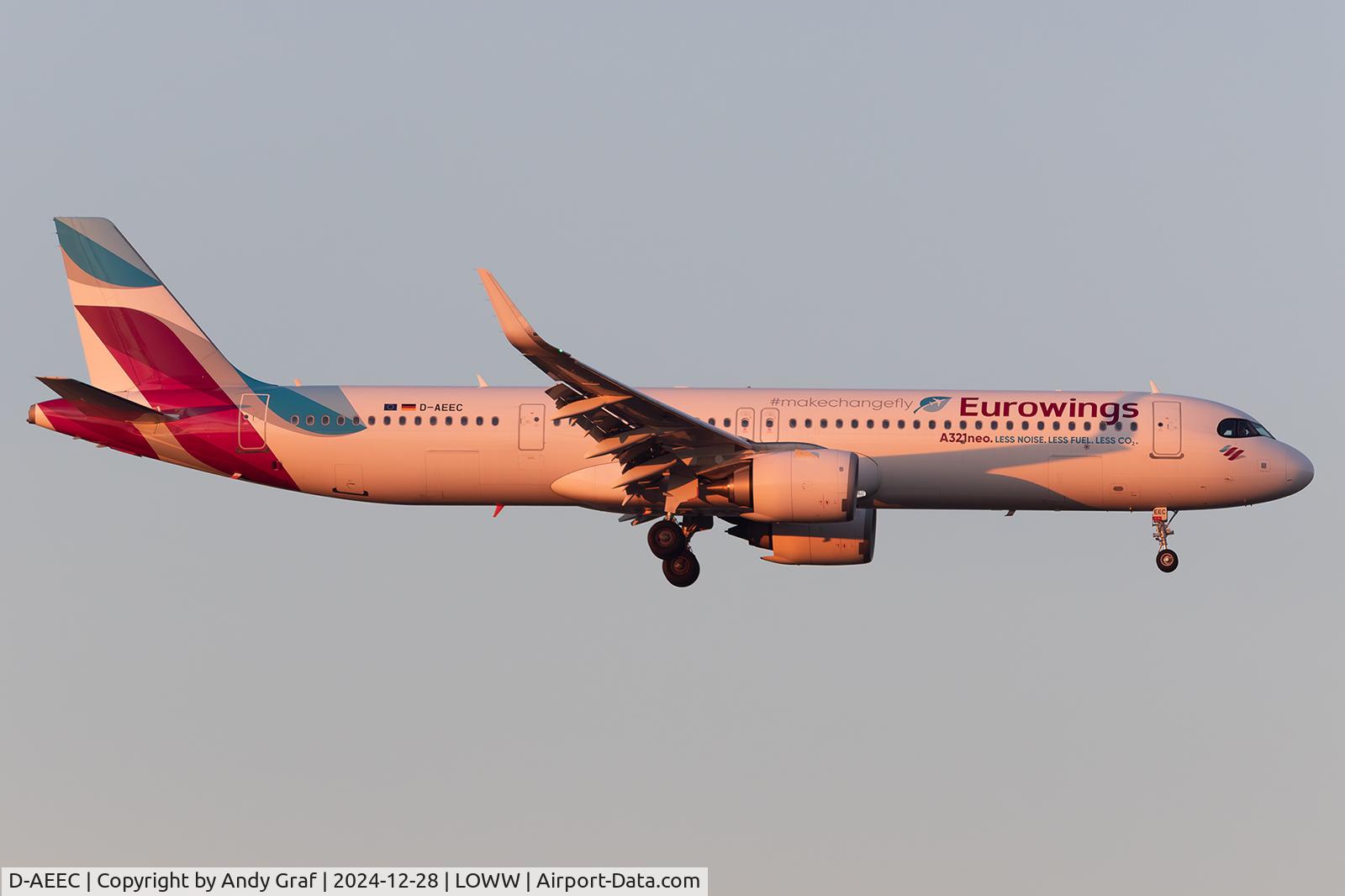 D-AEEC, 2023 Airbus A321- 271NX C/N 11594, Eurowings A321N