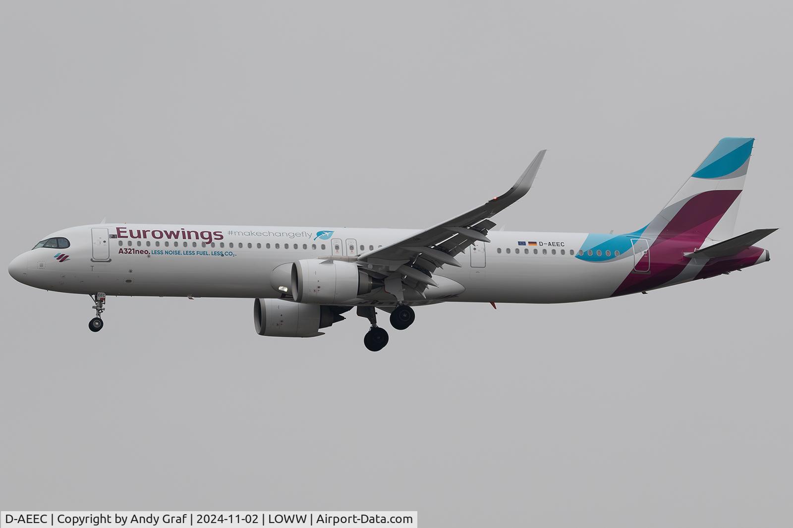 D-AEEC, 2023 Airbus A321- 271NX C/N 11594, Eurowings A321N
