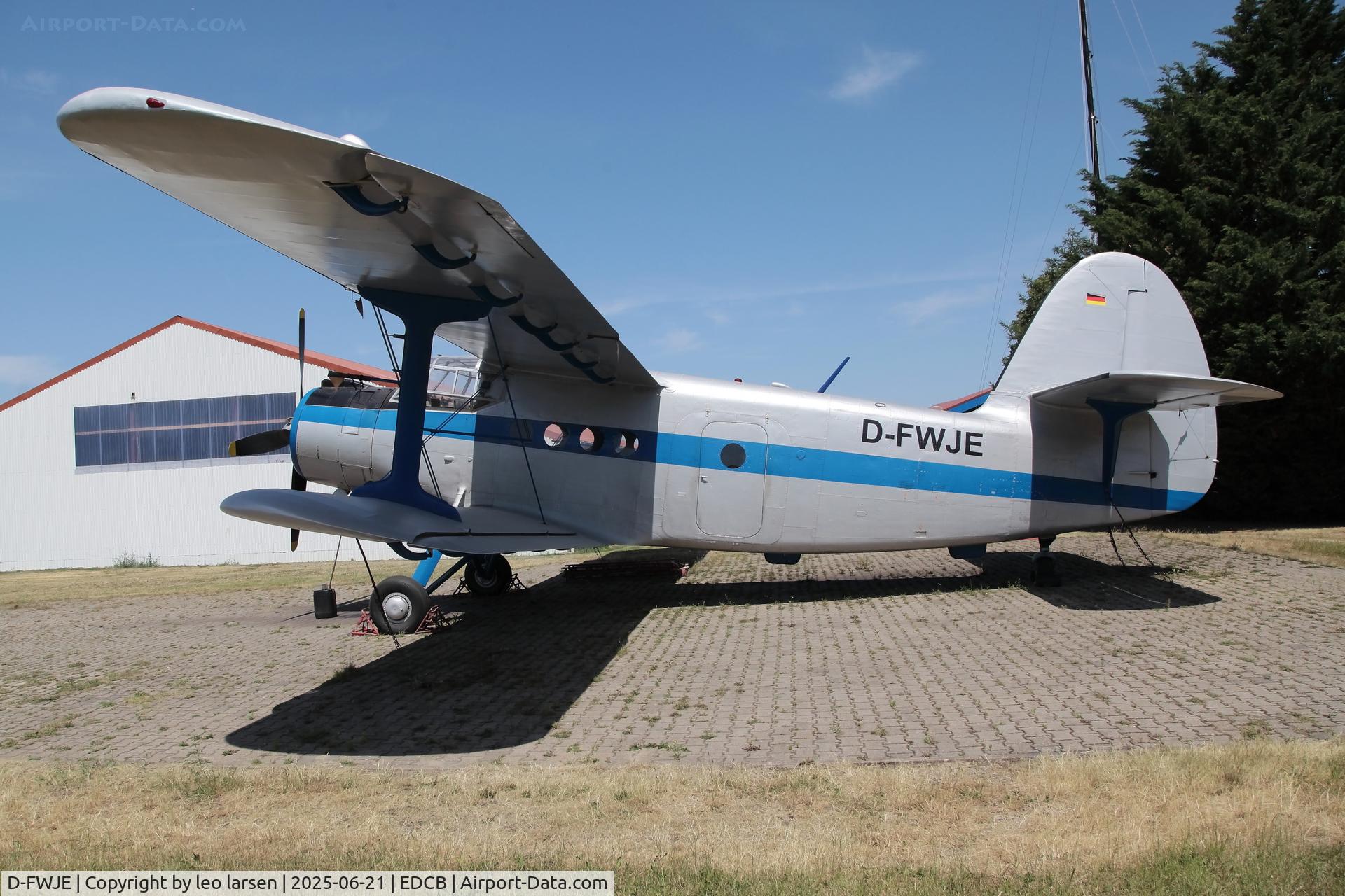 D-FWJE, 1970 Antonov An-2T C/N 1G108-69, Ballenstedt 21.6.2025